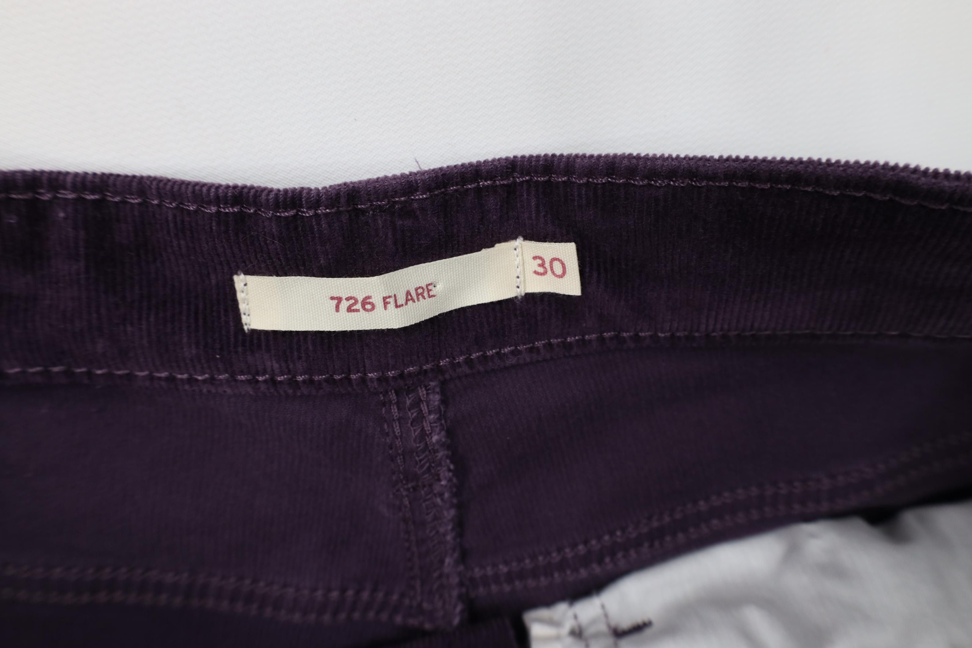 Levi's Vintage Y2K Levi's 726 Babydoll Wide Leg Corduroy Pants Size 30" / US 8 / IT 44 - 7 Thumbnail