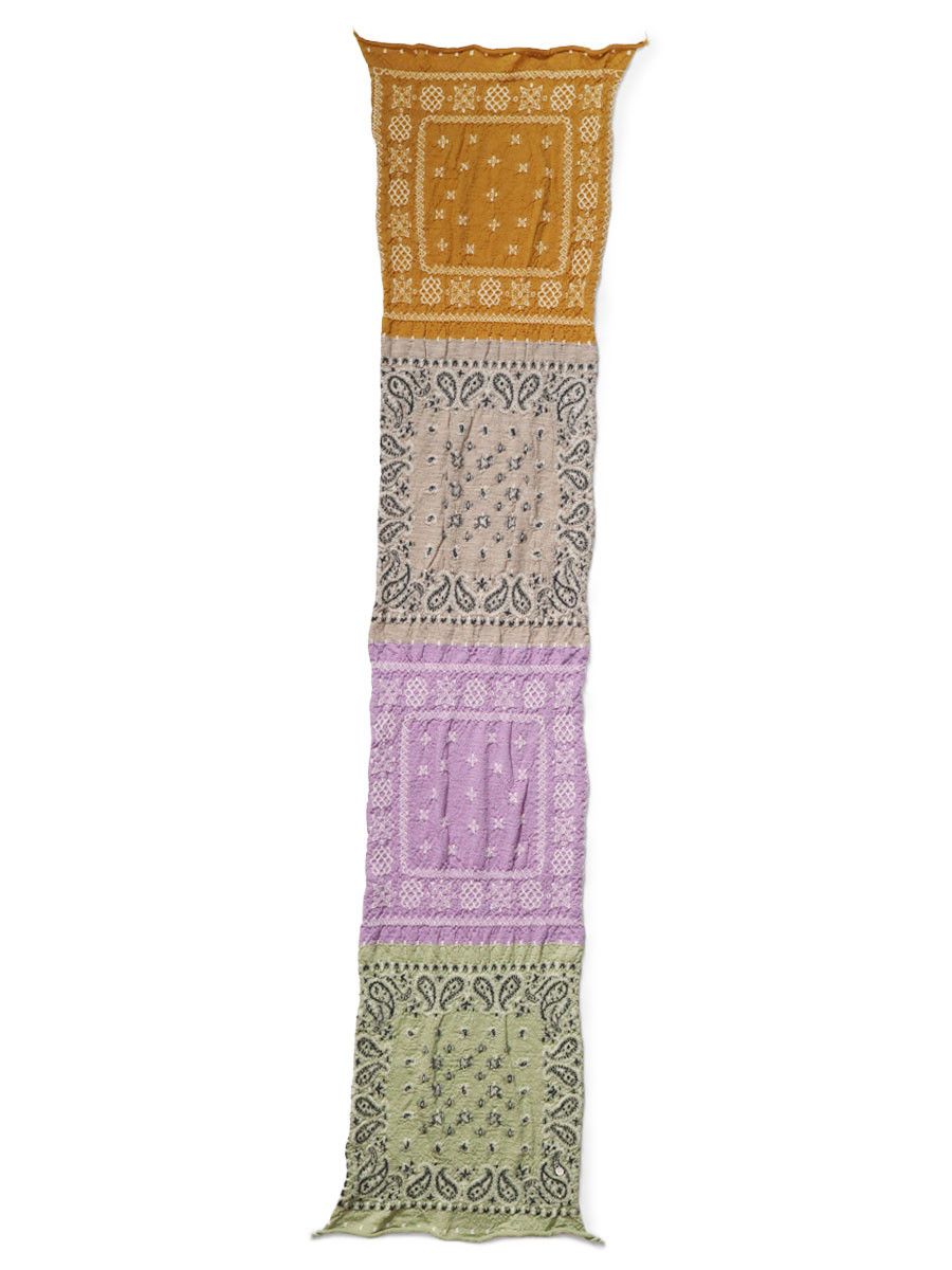 Kapital Kapital Wool Pastel Bandana HAPPY Scarf Size ONE SIZE - 2 Thumbnail