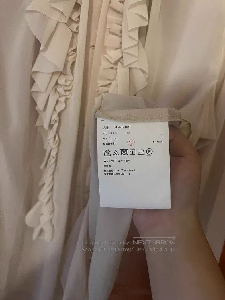 Comme des Garcons Comme des Garcons Ruffled Shirt with Sheer Panels Size S / US 4 / IT 40 - 4 Thumbnail