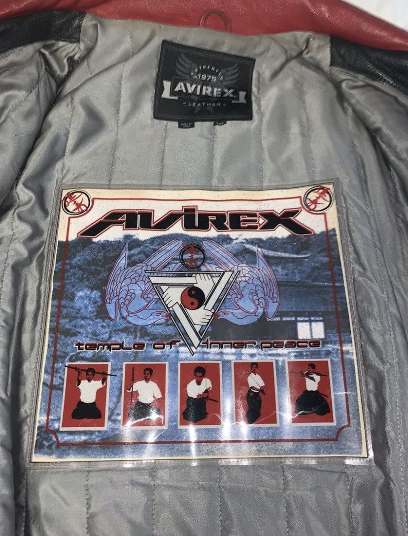 Avirex Avirex Leather jacket (special edition) *vintage* Red/black Size US XXL / EU 58 / 5 - 5 Thumbnail
