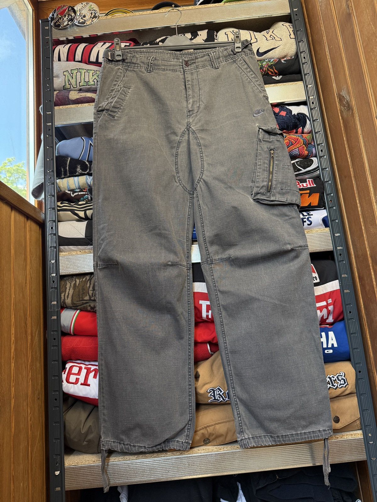 Nike × Vintage Nike Vintage Cargo Pants Travis Style Size US 34 / EU 50 - 3 Thumbnail