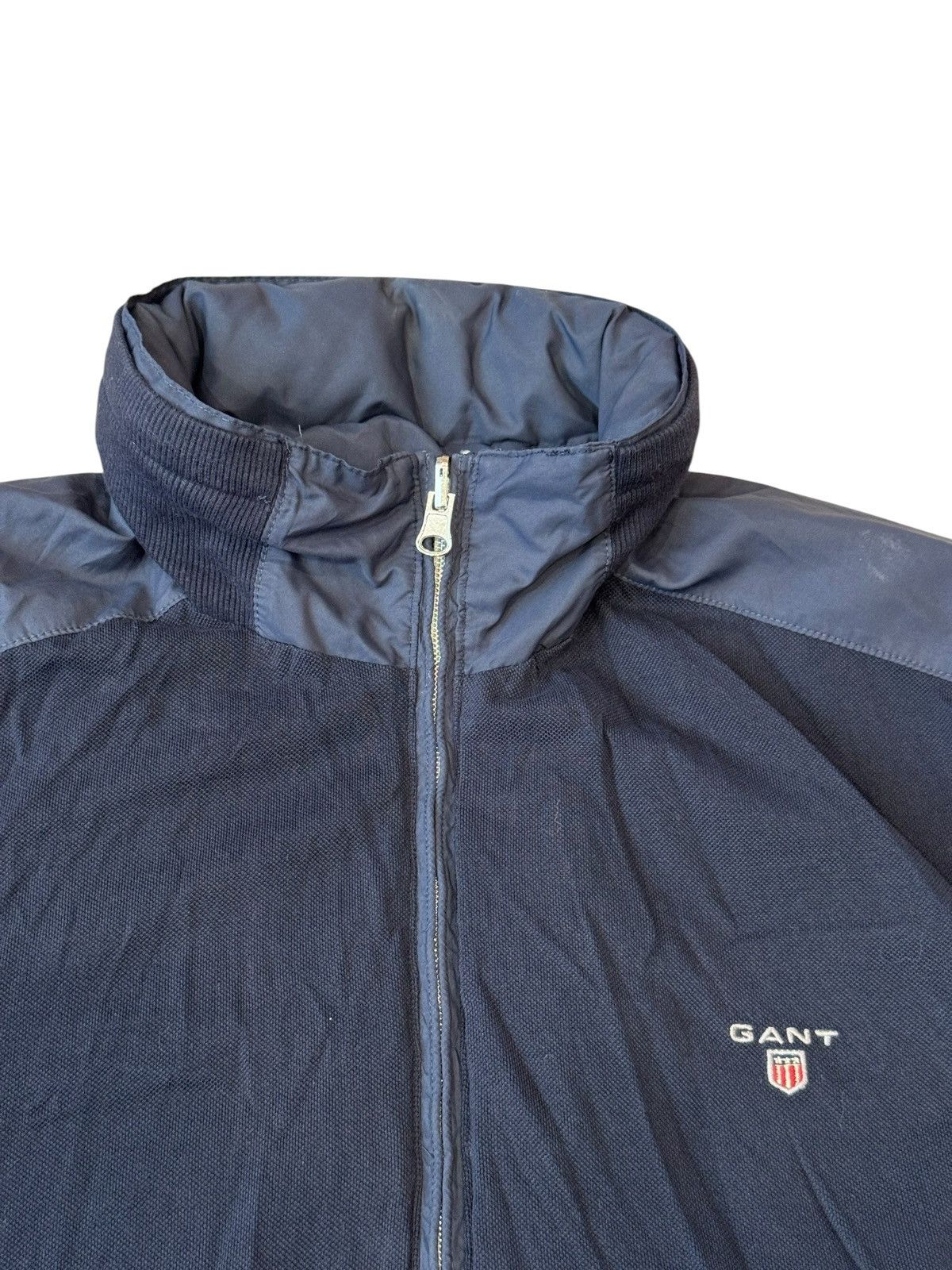 Gant GANT Reversible Wool Full Zip Bomber Jacket 2XL XXL Size US XXL / EU 58 / 5 - 12 Thumbnail