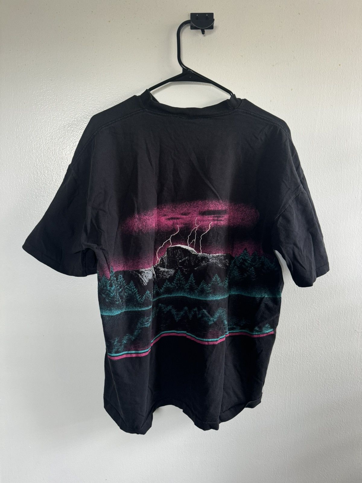 Habitat Black vintage 90s Habitat Yosemite National Park t-shirt tee Size US L / EU 52-54 / 3 - 2 Thumbnail