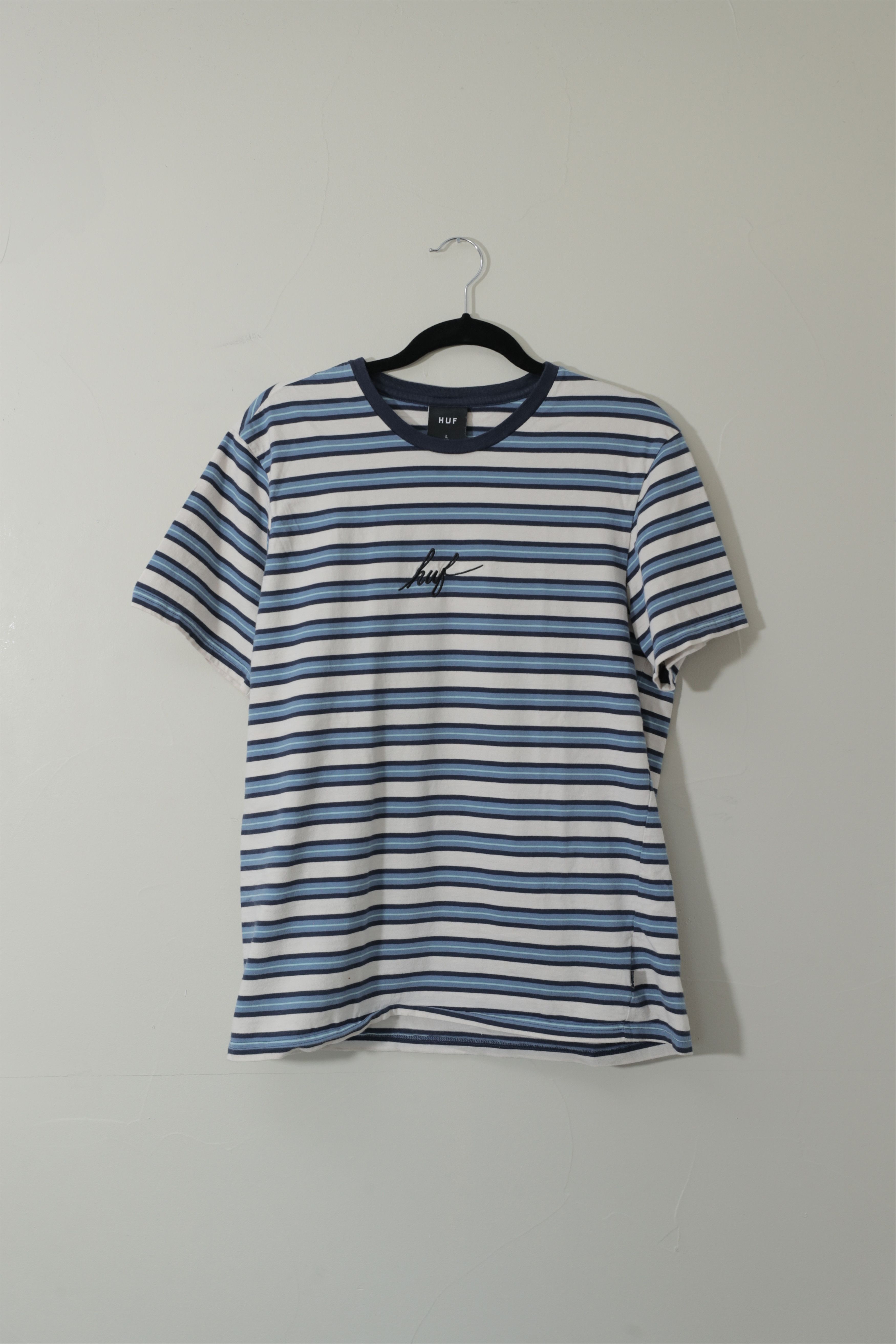 huf-huf-script-striped-embroidered-logo-tee-l-grailed