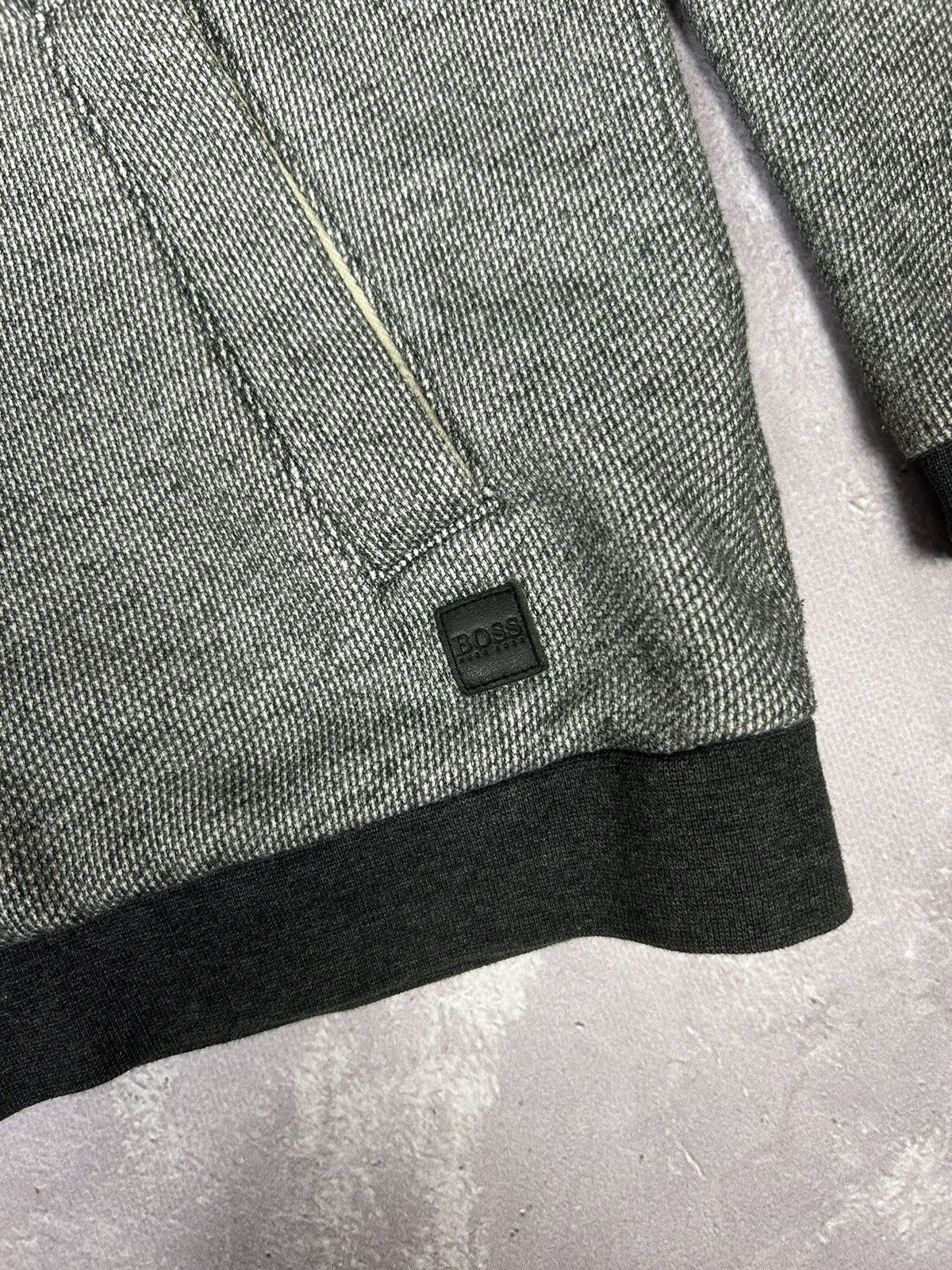 Designer × Hugo Boss Hugo Boss Grey Hooded Full Zip Hoodie Size XL Size US XL / EU 56 / 4 - 5 Thumbnail