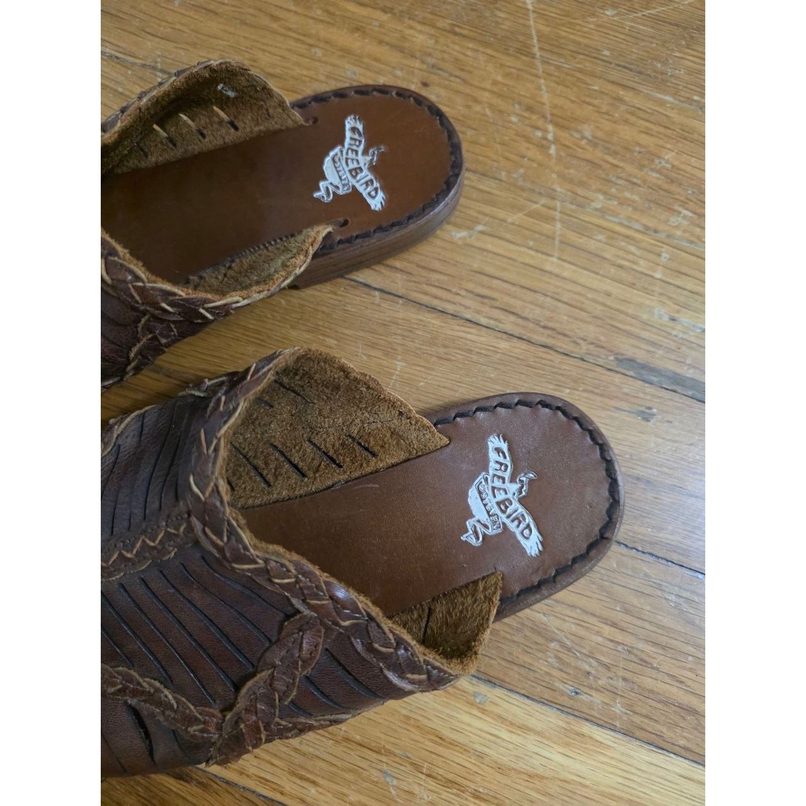 Freebandz FREEBIRD BY STEVEN Willow Leather Sandal Size 8 BOHO S000020 Size US 6 / IT 36 - 3 Thumbnail