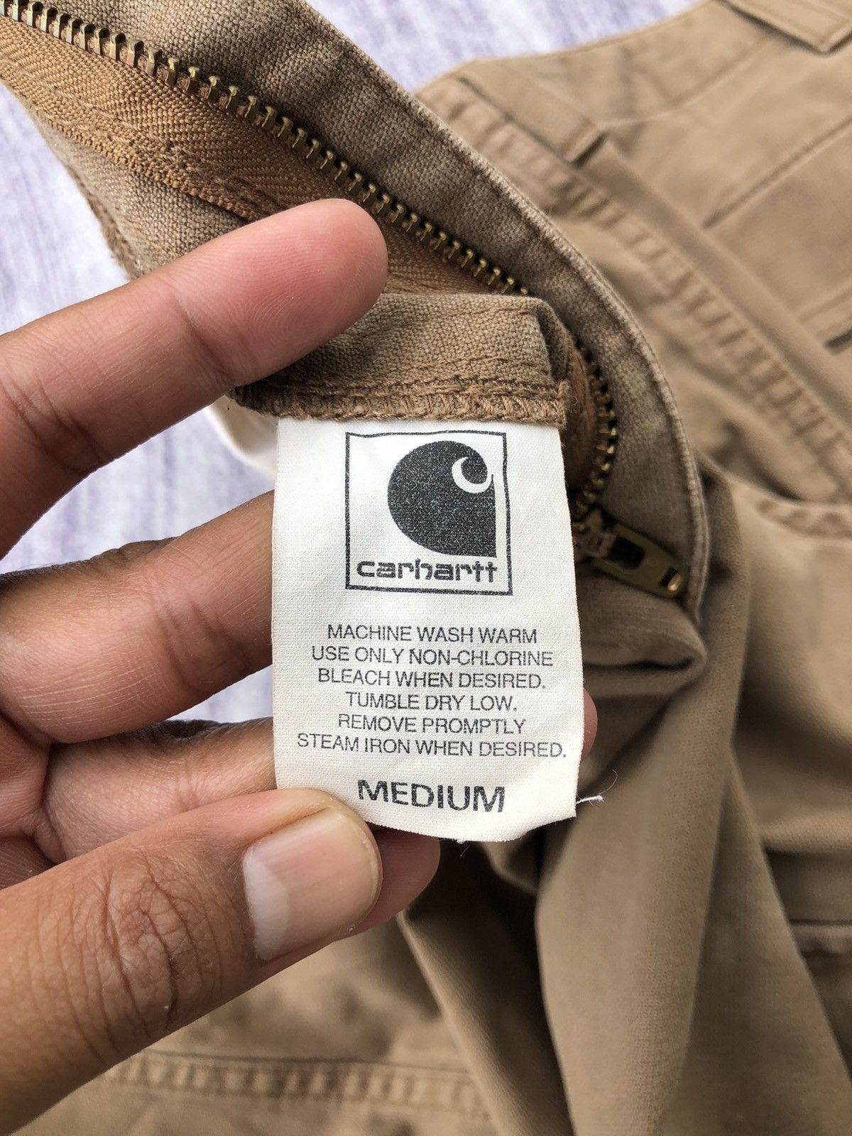 Carhartt Carharrt Khakis Cargo Pant Straight Cut Multipocket Size US 31 - 9 Thumbnail