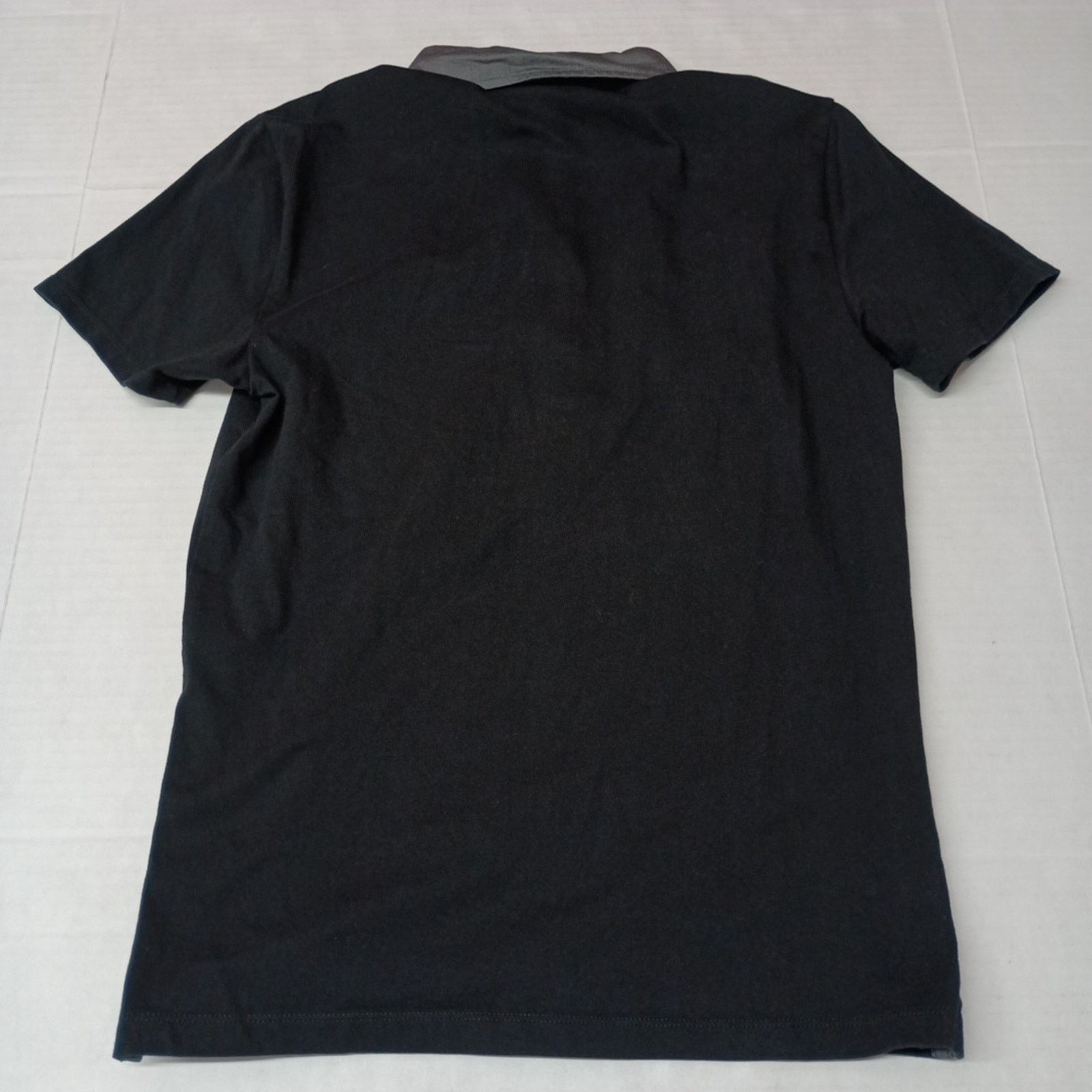 Express Express Fitted Polo Shirt Men's S Black Collar Cotton Blend Size US S / EU 44-46 / 1 - 7 Thumbnail