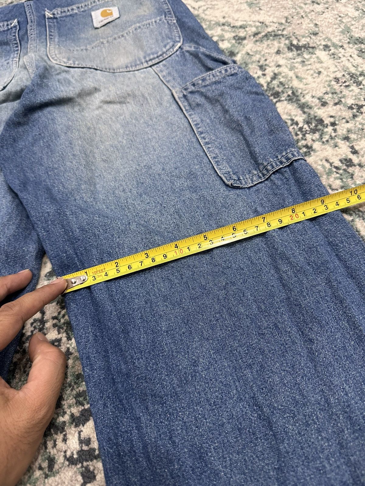 Carhartt Vintage Carhartt Carpenter Denim Baggy Single Knee Work Pant Size US 29 - 18 Thumbnail