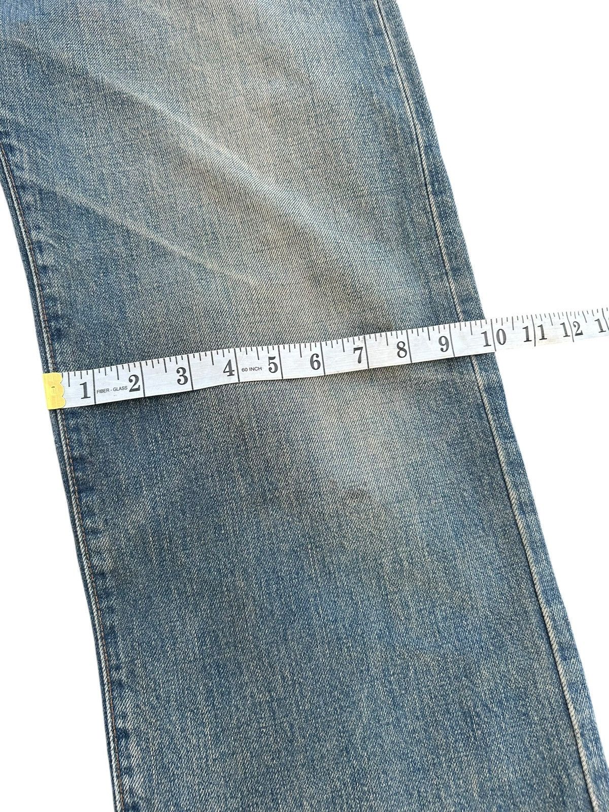 Japanese Brand × Vintage × Wrangler Wrangler Selvedge Baggy Distressed Denim Jeans Size US 30 / EU 46 - 12 Thumbnail