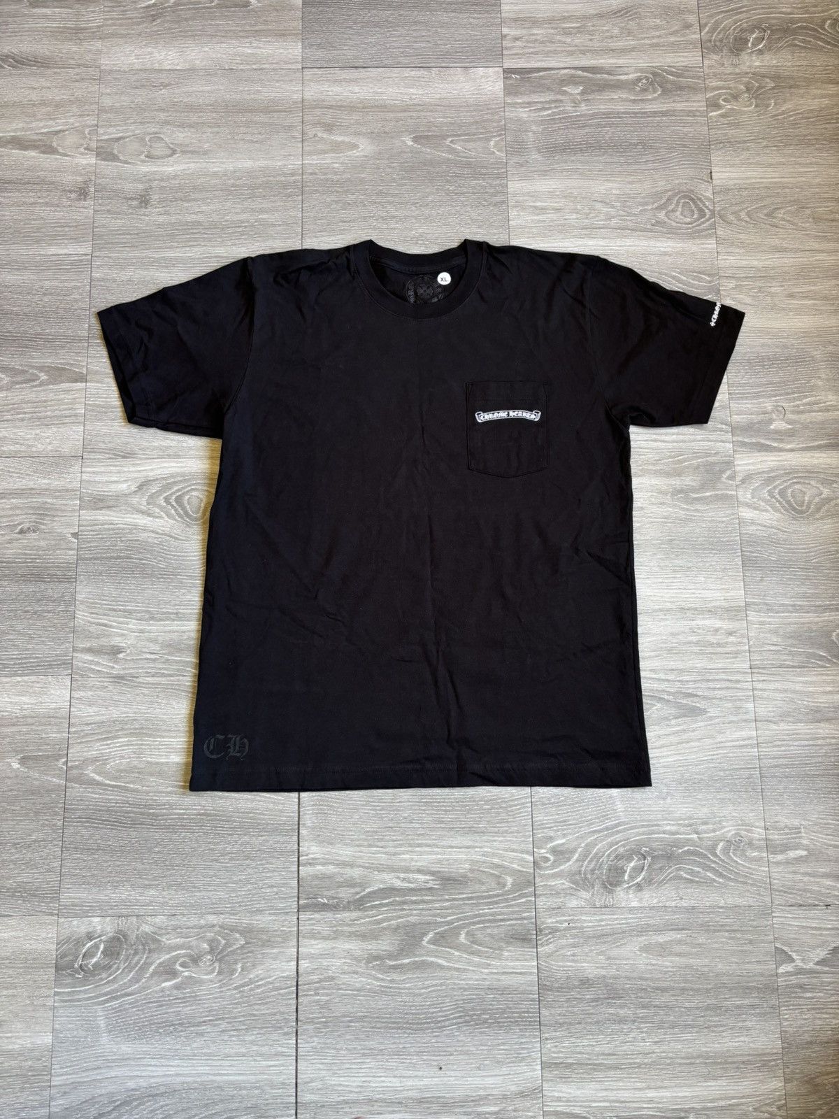 Chrome Hearts Chrome Hearts Black Scroll Tee Size US S / EU 44-46 / 1 - 4 Thumbnail