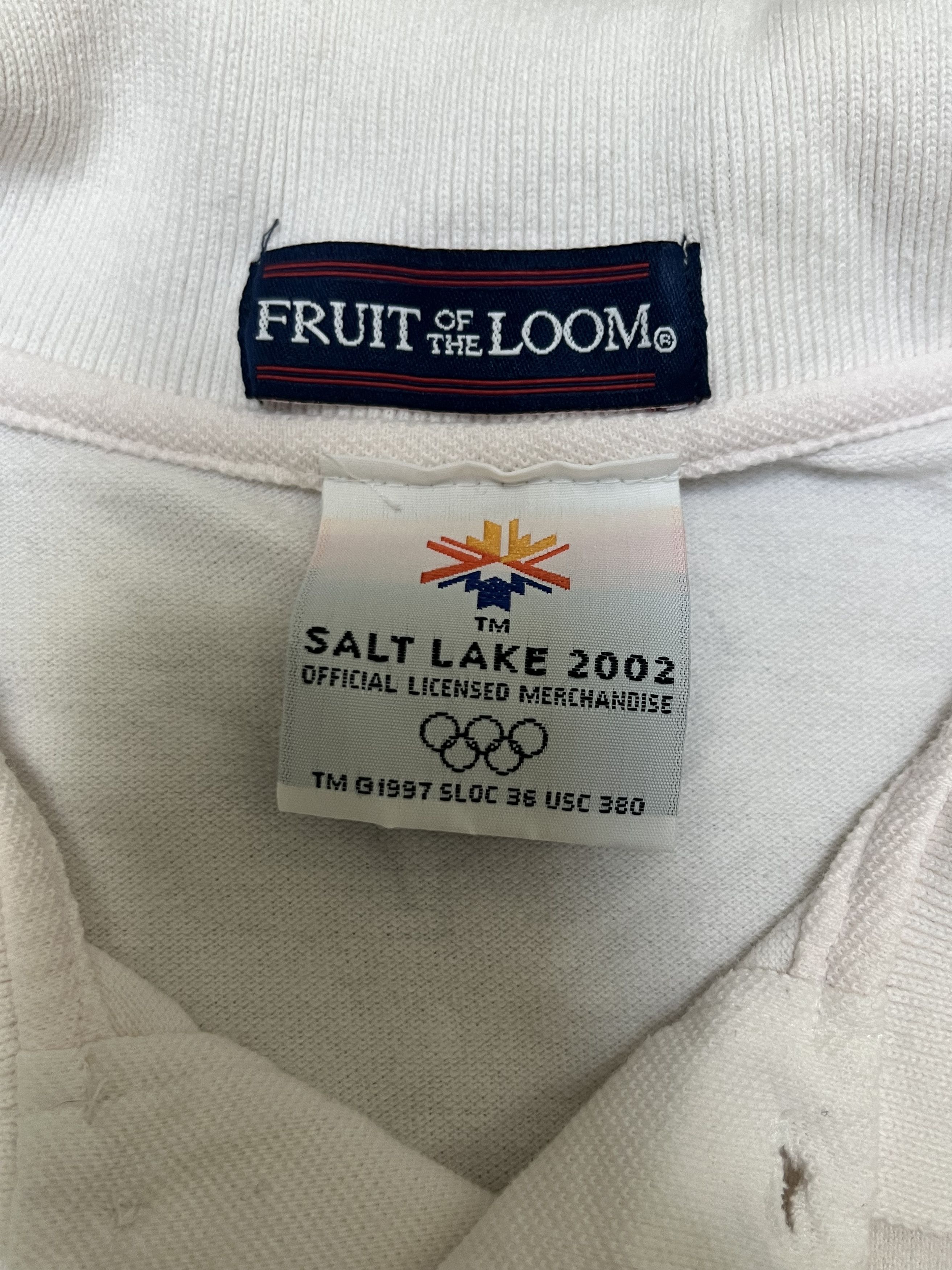 Fruit Of The Loom Vintage Salt Lake 2002 Winter Olympics Polo Size US XXL / EU 58 / 5 - 3 Thumbnail
