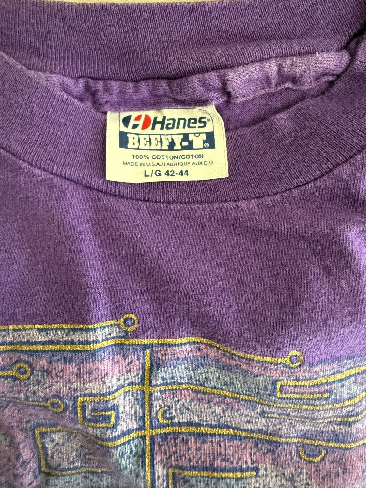 Vintage Single stitch "Dallas" graphic Size US L / EU 52-54 / 3 - 2 Thumbnail