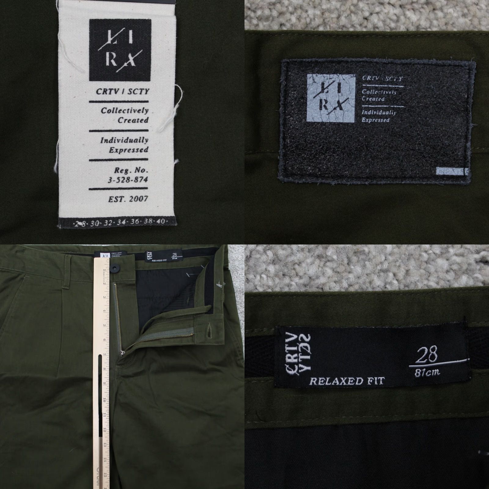 Vintage LIRA Womens 28 Pants Capri Stretch Knit Black Green NWT Relaxed Inseam 25" 90s Theme Size 28" / US 6 / IT 42 - 8 Thumbnail