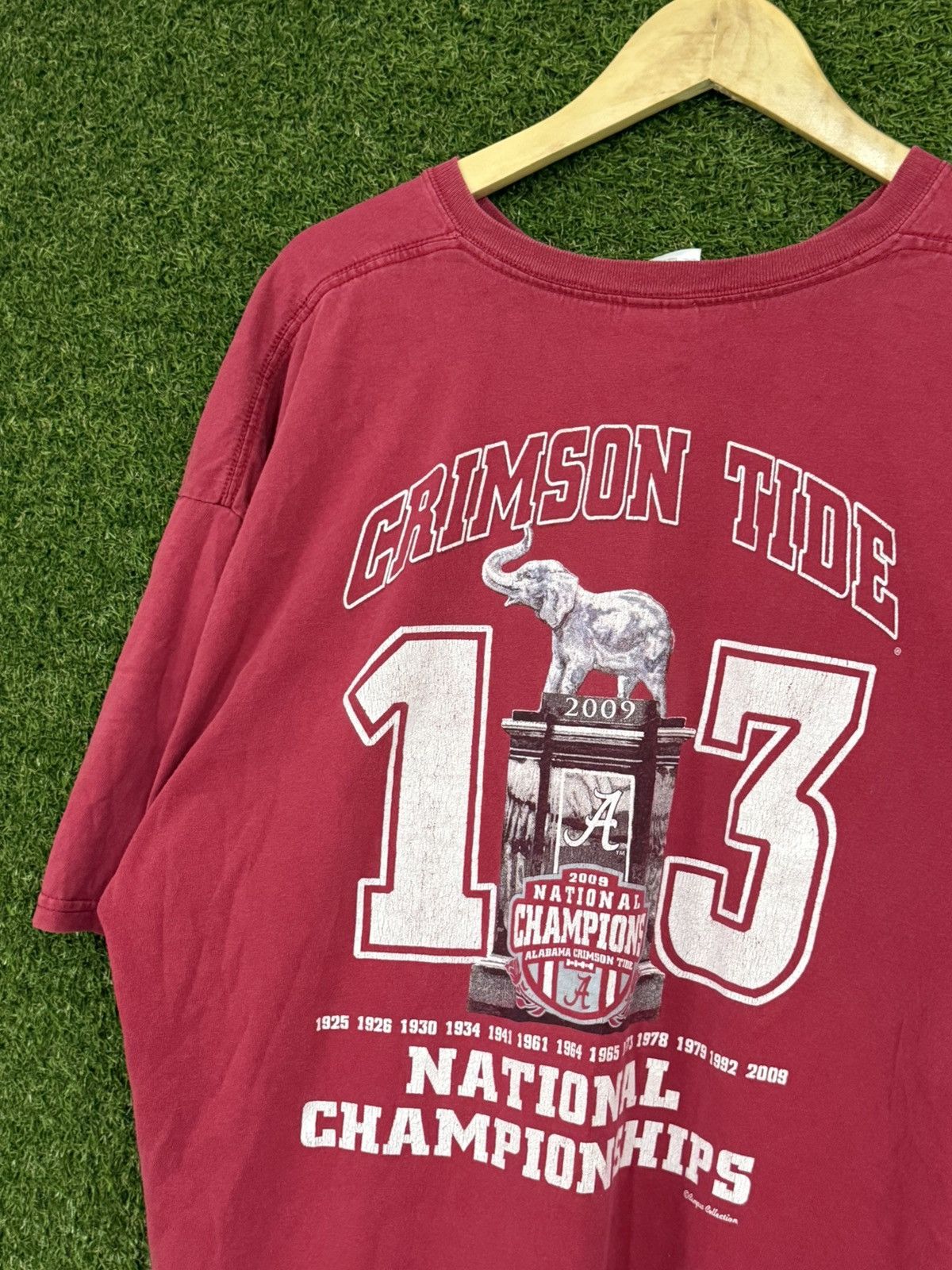 Vintage Vintage Gildan Crimson Tide University Alabama Elephant Tee Size US XXL / EU 58 / 5 - 2 Thumbnail