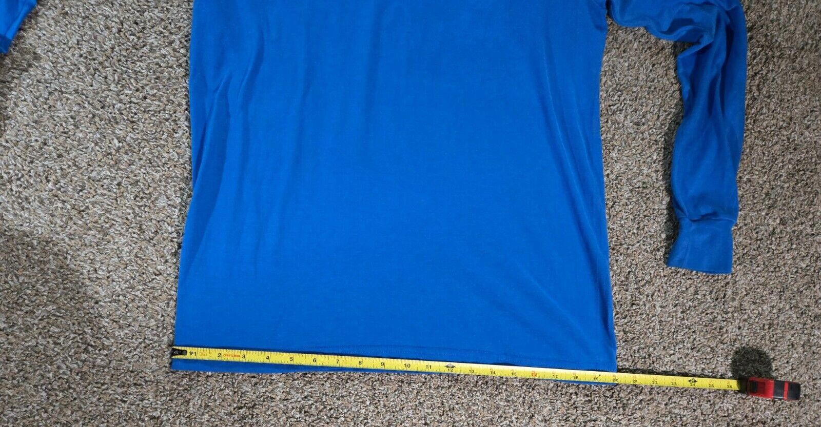 Designer Fox Foxtech Blue Long Sleeve T-shirt Size Medium Size US M / EU 48-50 / 2 - 5 Thumbnail
