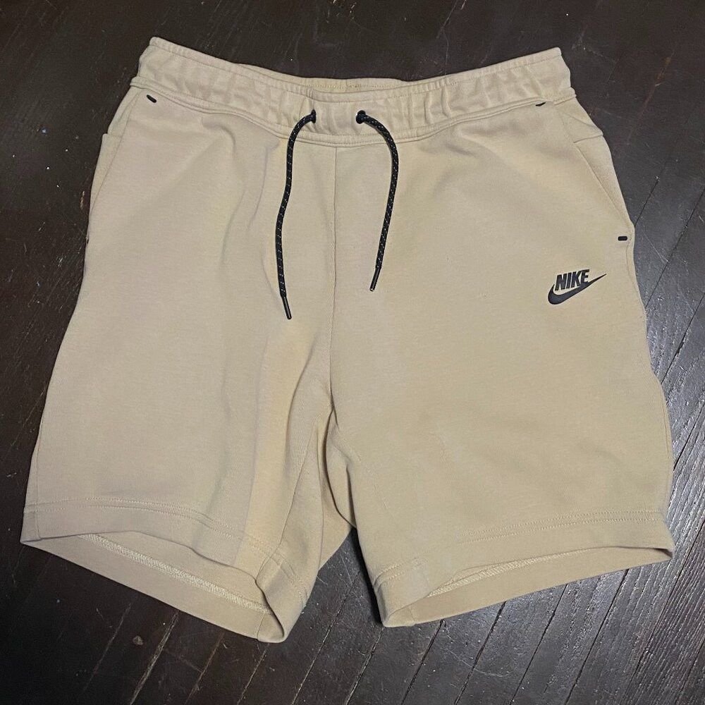 Nike Nike Tech Fleece Sportswear Shorts Medium Tan Brown Size US 32 / EU 48 - 3 Thumbnail