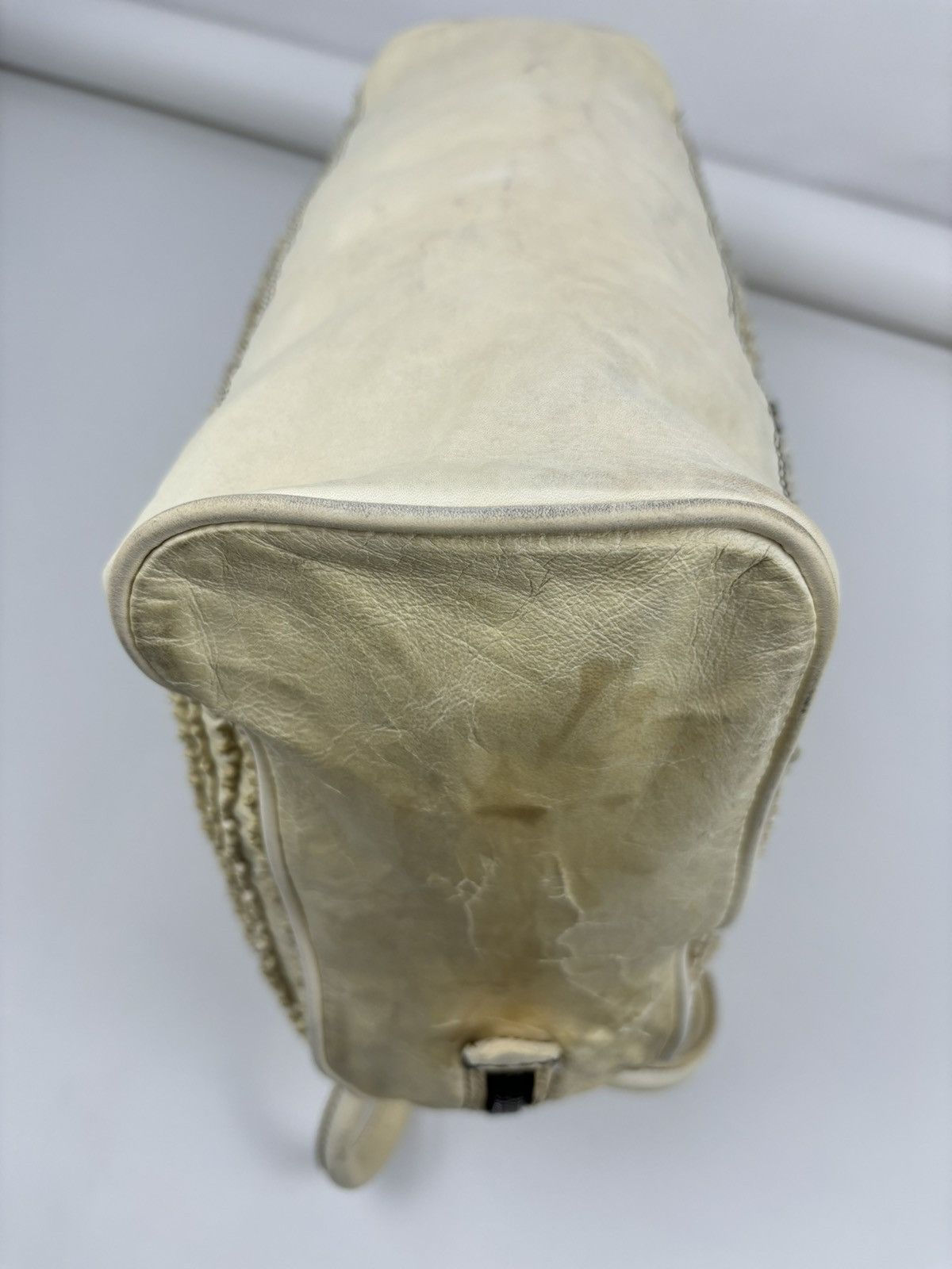 numero 10 Rare Archive Avan-Garde Italy Hand Made Leather Zip Shoulder Tote Side HandBag Size ONE SIZE - 20 Thumbnail