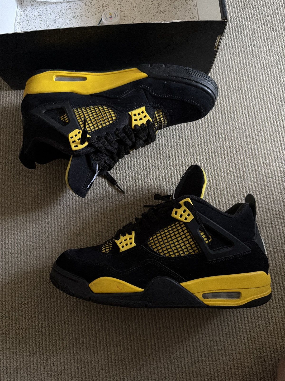 Jordan Brand Jordan 4 Thunder 2023 size 10 Authentic w/box Size US 10 / EU 43 - 5 Thumbnail