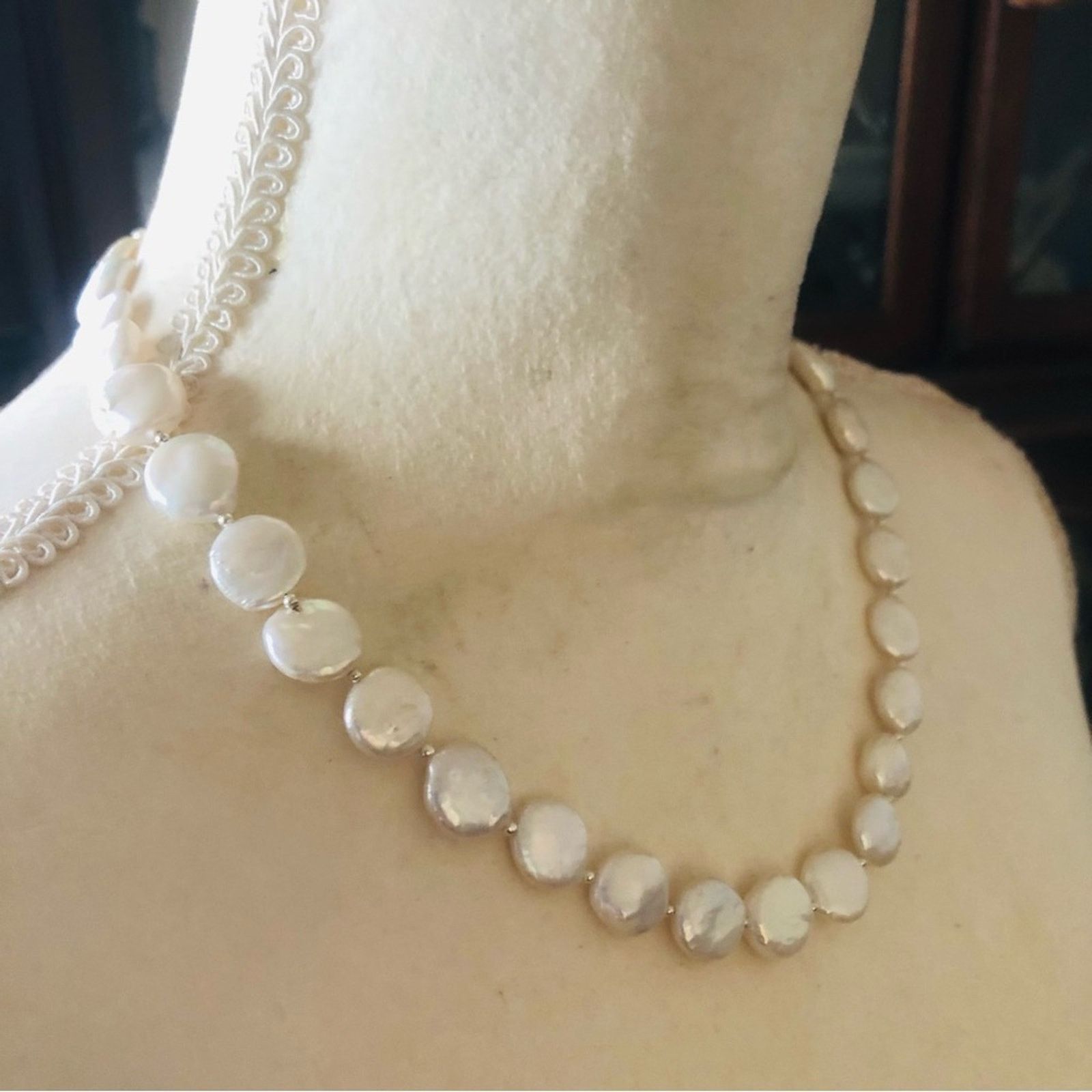 Handmade Handcrafted genuine baroque pearl necklace Size ONE SIZE - 3 Thumbnail