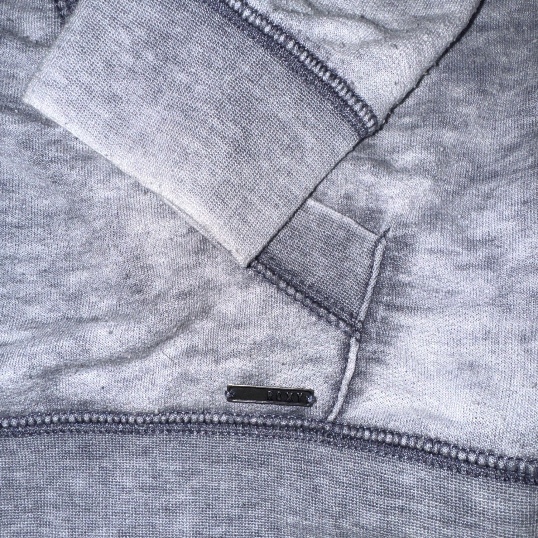 Vintage Roxy Full Zip Hoodie Gray Lightweight Y2K Large 19x26 Women’s Adult L Sz Regular Full Zip Size L / US 10 / IT 46 - 3 Thumbnail