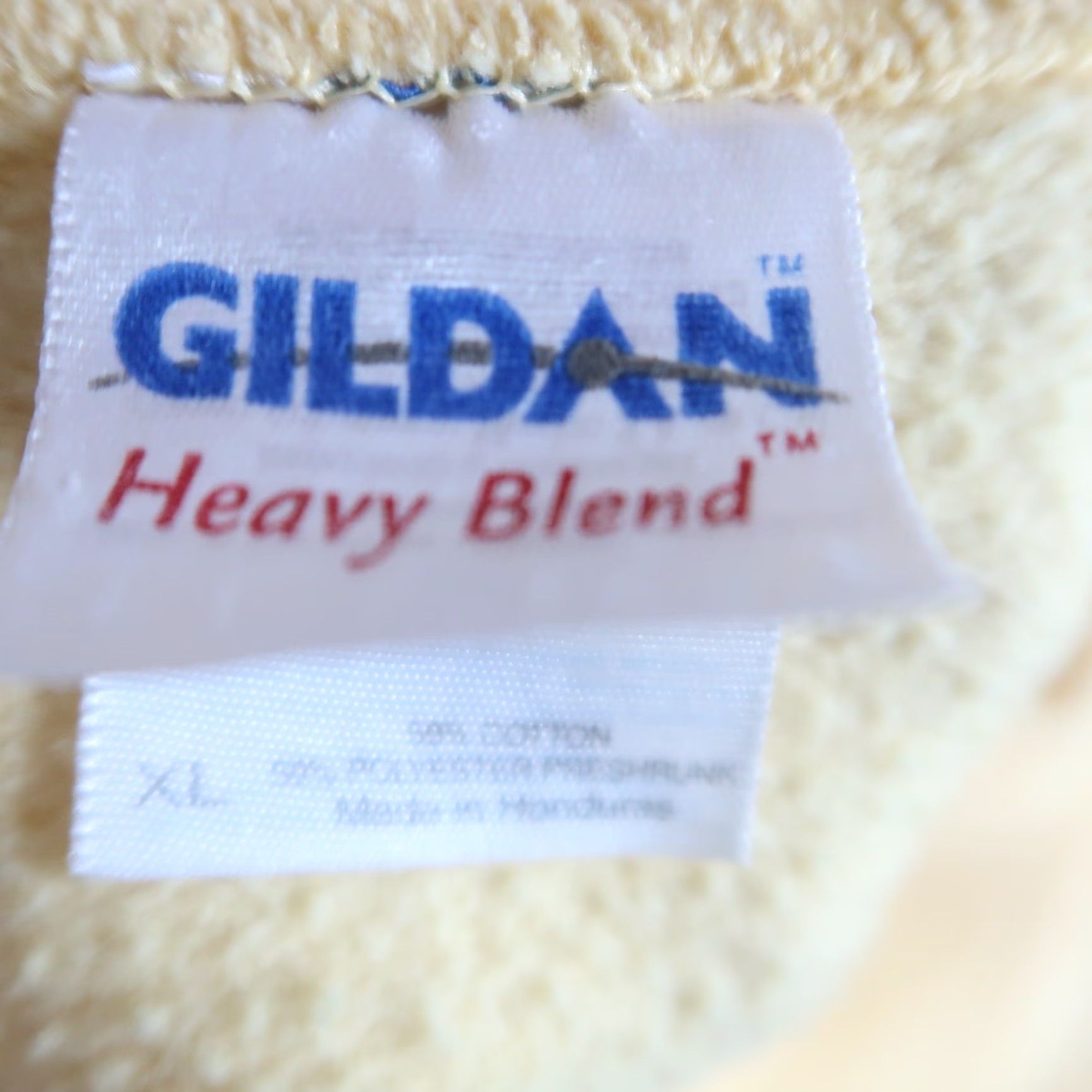 Gildan VINTAGE 90s Yellow "Bee Happy" Bumblebee Graphic Sweatshirt Cropped XL Womens Orange? Wait Size XL / US 12-14 / IT 48-50 - 5 Thumbnail