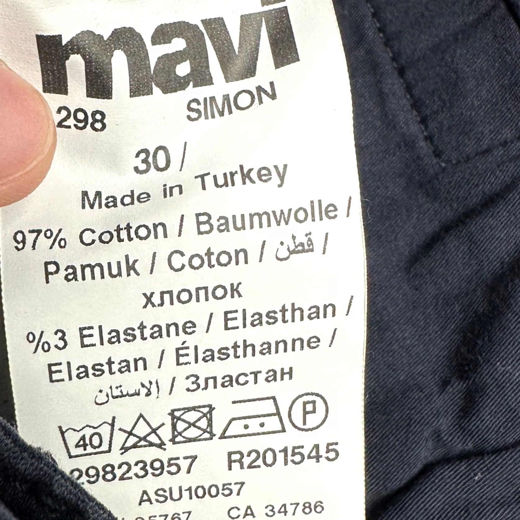 Vintage Mavi Jeans Mens Simon Khaki Shorts 30 Blue Flat Front Performance Stretch Pocket Casual Cotton Spandex Regular Inseam 9.5 Size US 30 / EU 46 - 4 Thumbnail