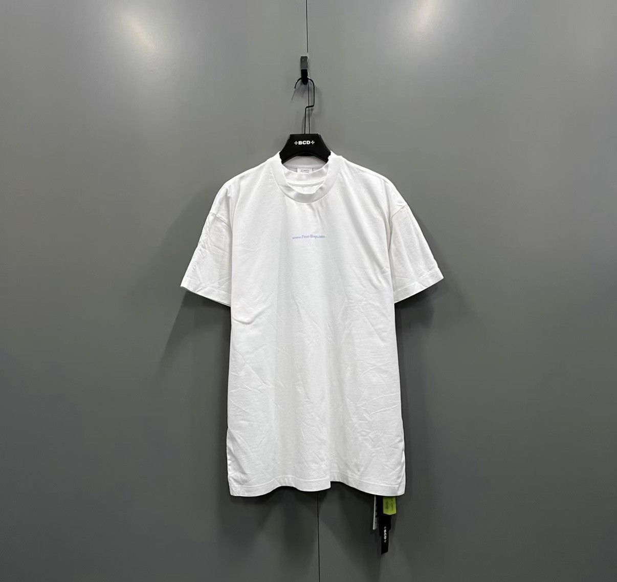 Vetements Vetements White Mini Logo Multi-Layer Short Sleeve J41 Size US S / EU 44-46 / 1 - 1 Thumbnail
