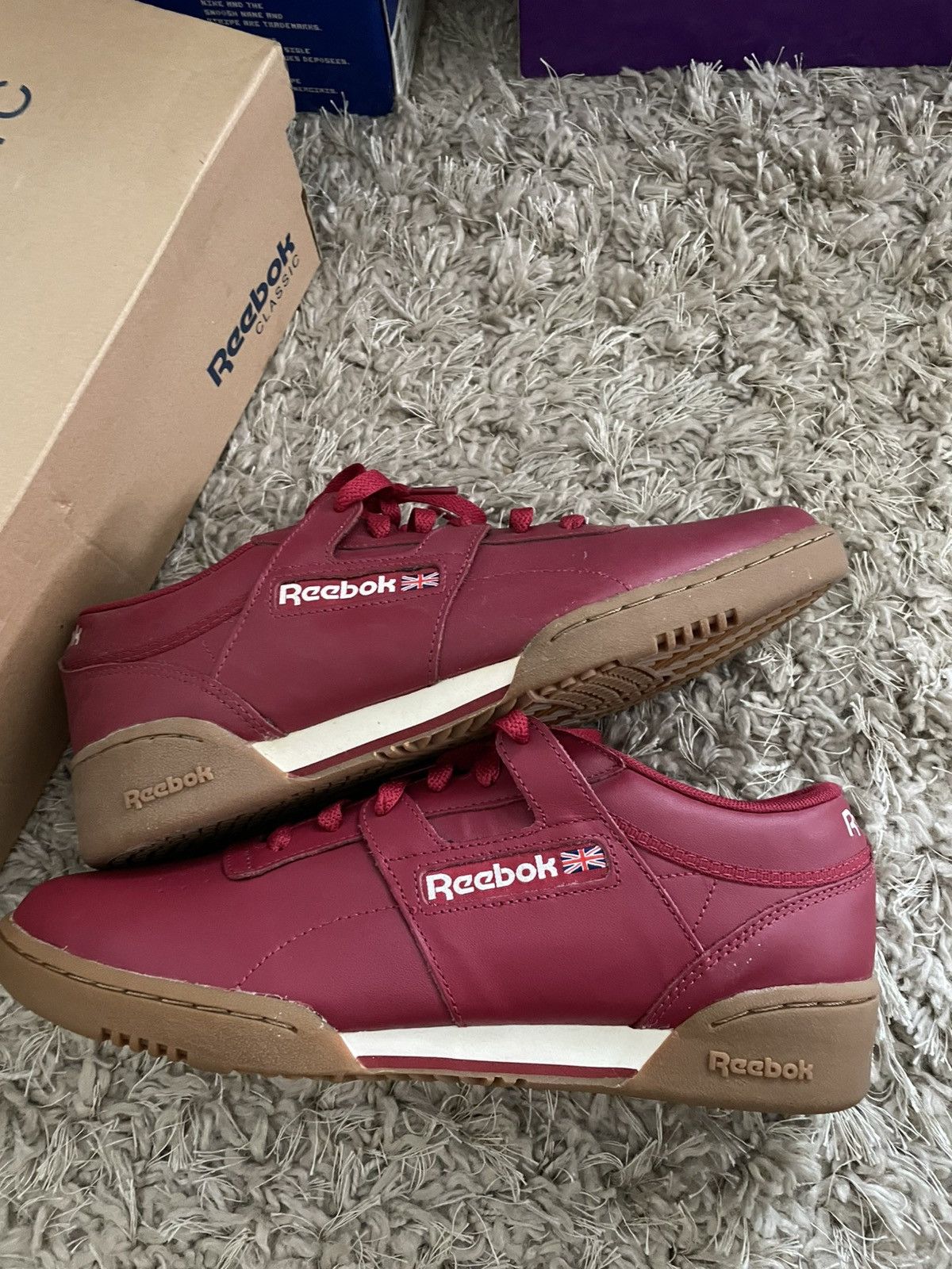 Reebok Reebok Workout Sneakers Red Size US 10 / EU 43 - 2 Thumbnail