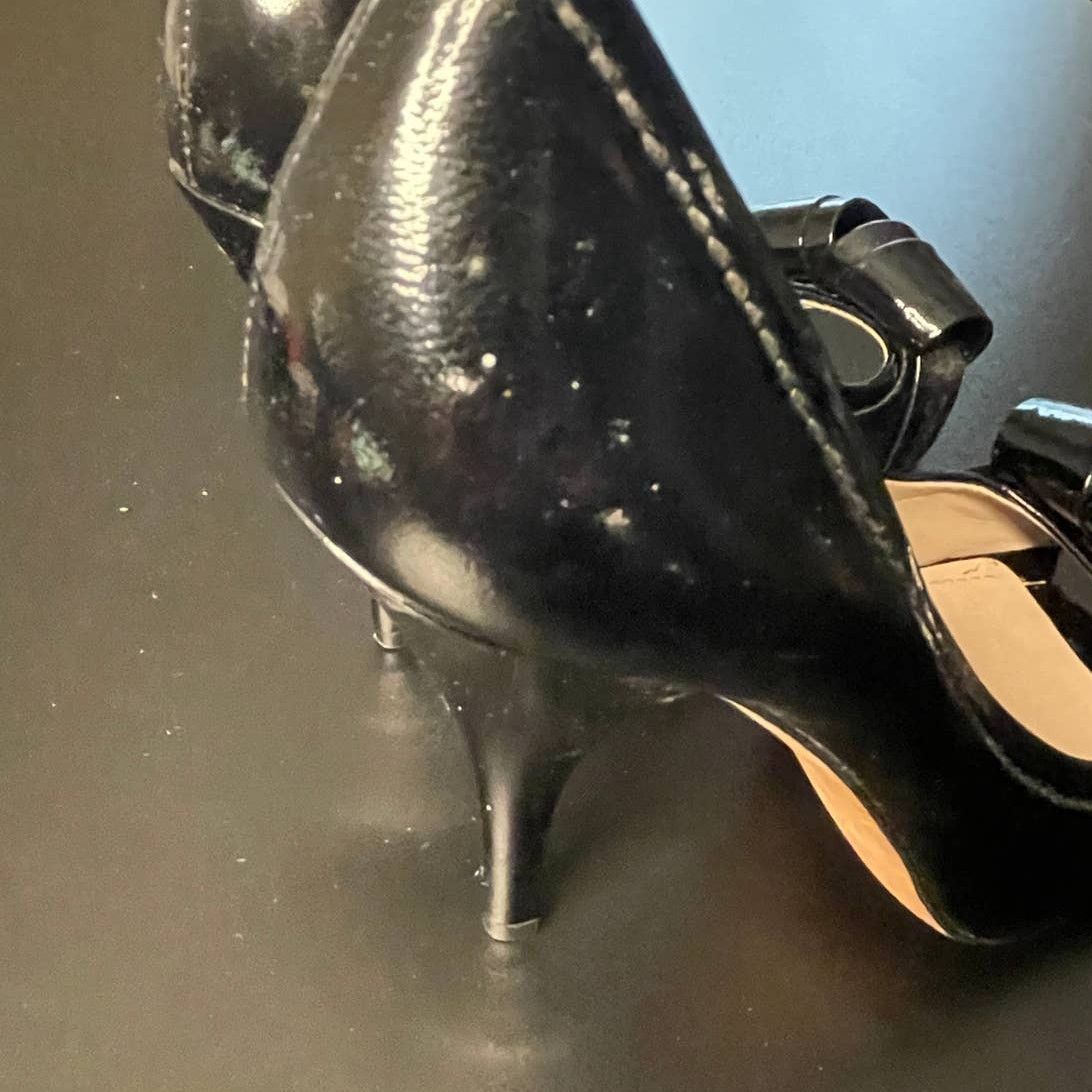 Other Joan & David Black Leather Orlina Heels Size 6 Size US 6 / IT 36 - 4 Thumbnail