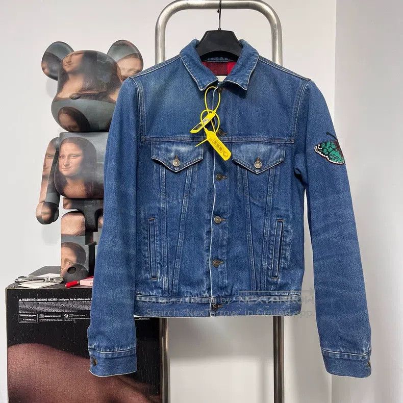 Gucci Gucci Tiger head embroidered denim jacket Size US S / EU 44-46 / 1 - 1 Thumbnail