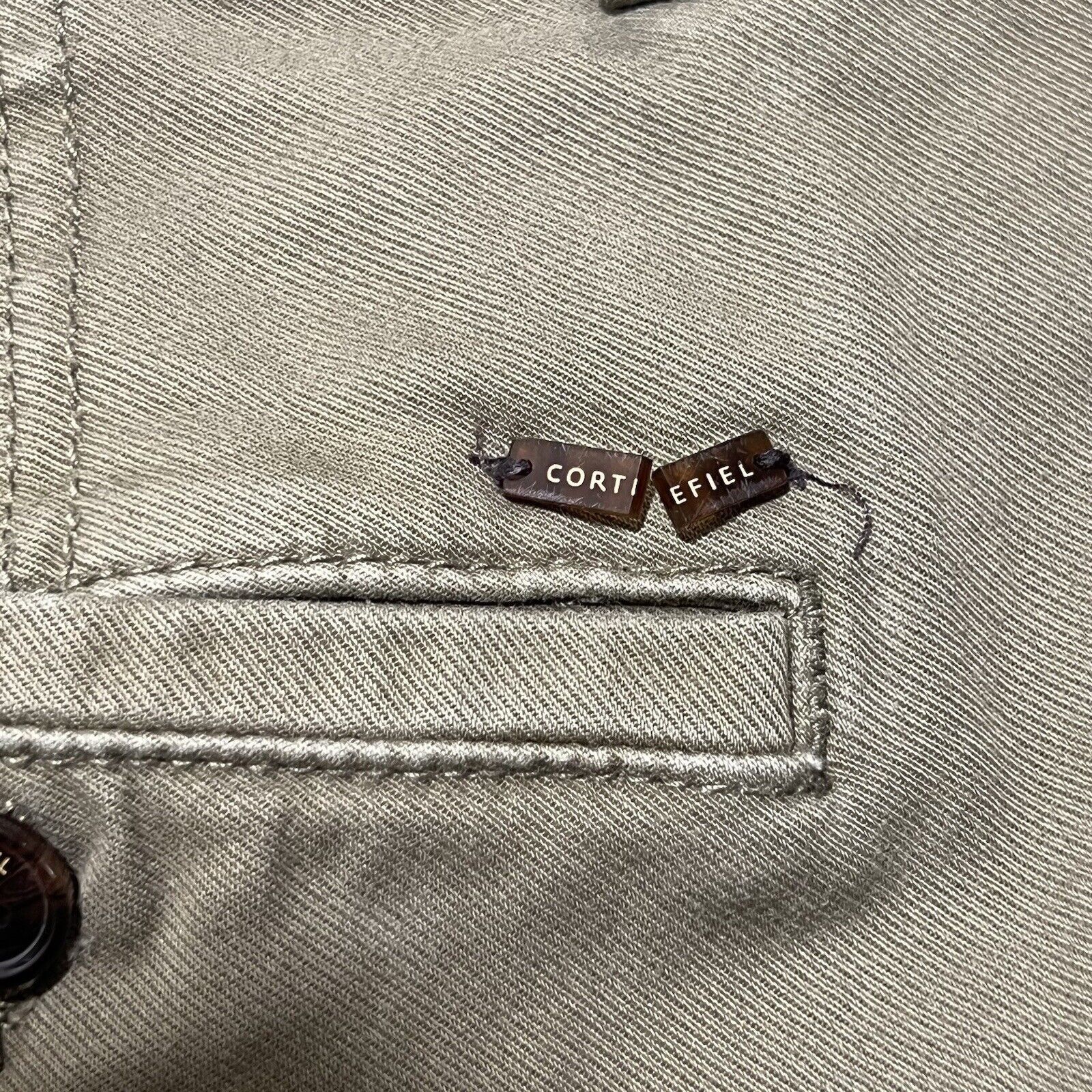 Other Cortefiel 42 Regular Fit Olive Green Straight Chino Pants Size US 42 / EU 58 - 8 Thumbnail