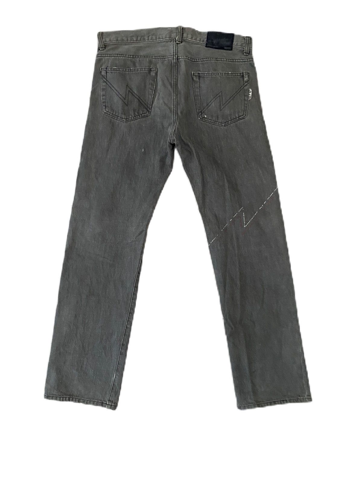 Neighborhood NEIGHBORHOOD SELVEDGE BLACK DENIM LIGHTNING POCKET Size US 34 / EU 50 - 4 Thumbnail