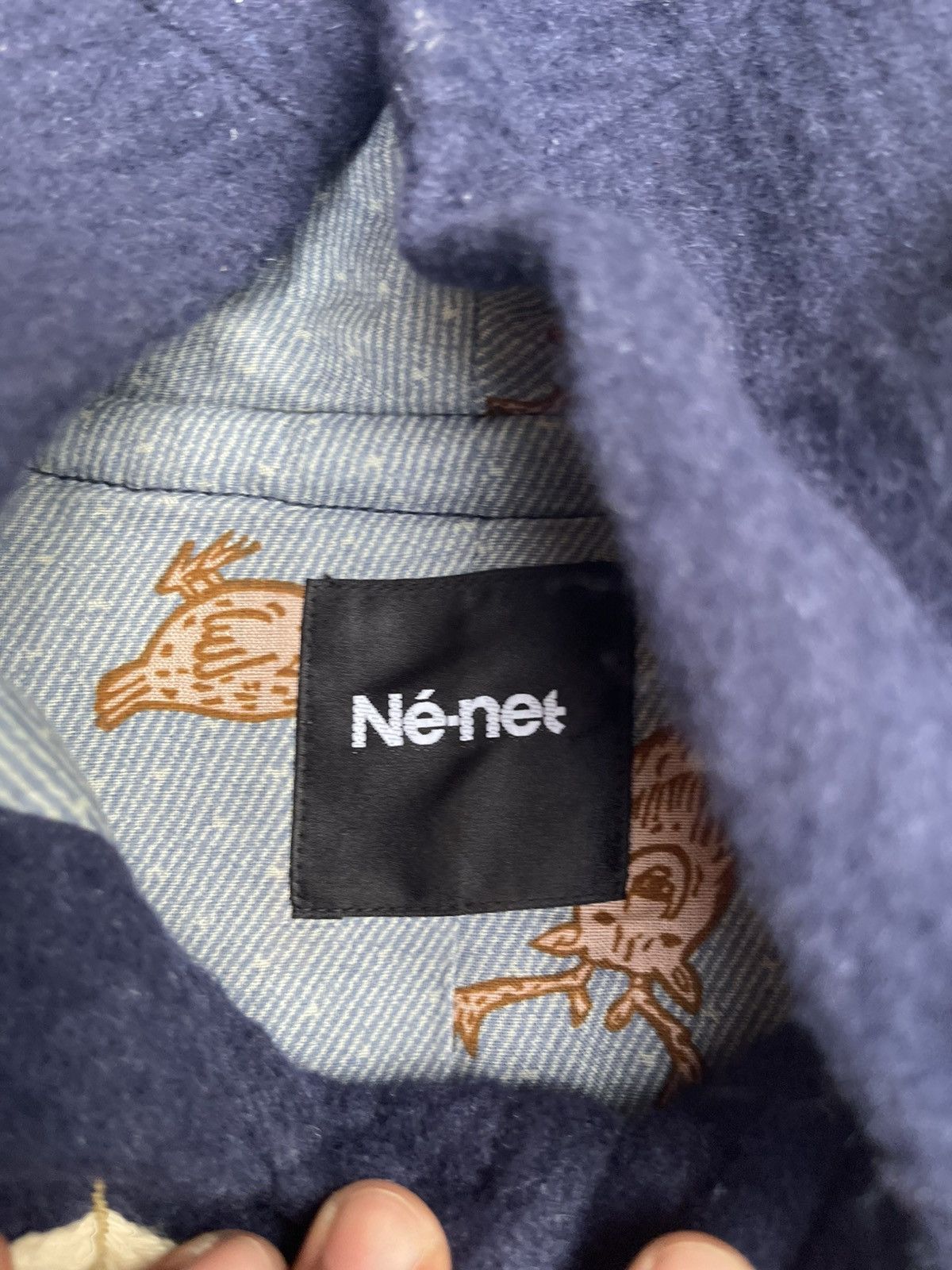 Ne-Net Vintage Nénet Japan Navy Hooded Jacket – Toggle Closure Size US S / EU 44-46 / 1 - 3 Thumbnail