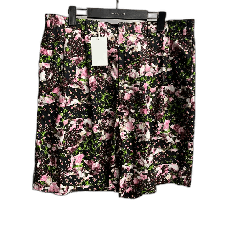 Givenchy Givenchy Givenchy Colorful Floral Print Logo Shorts -2507 Size US 44 / EU 60 - 1 Thumbnail