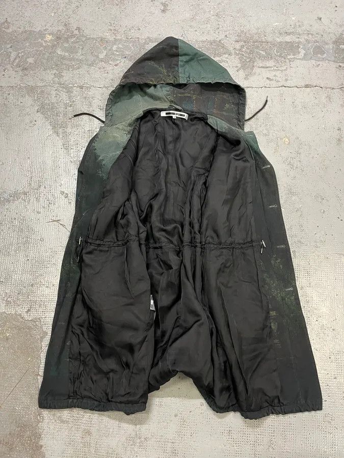 Alexander McQueen 2010s Alexander McQueen Forest Dark Green Nylon Long Parka Jacket Size US M / EU 48-50 / 2 - 9 Thumbnail