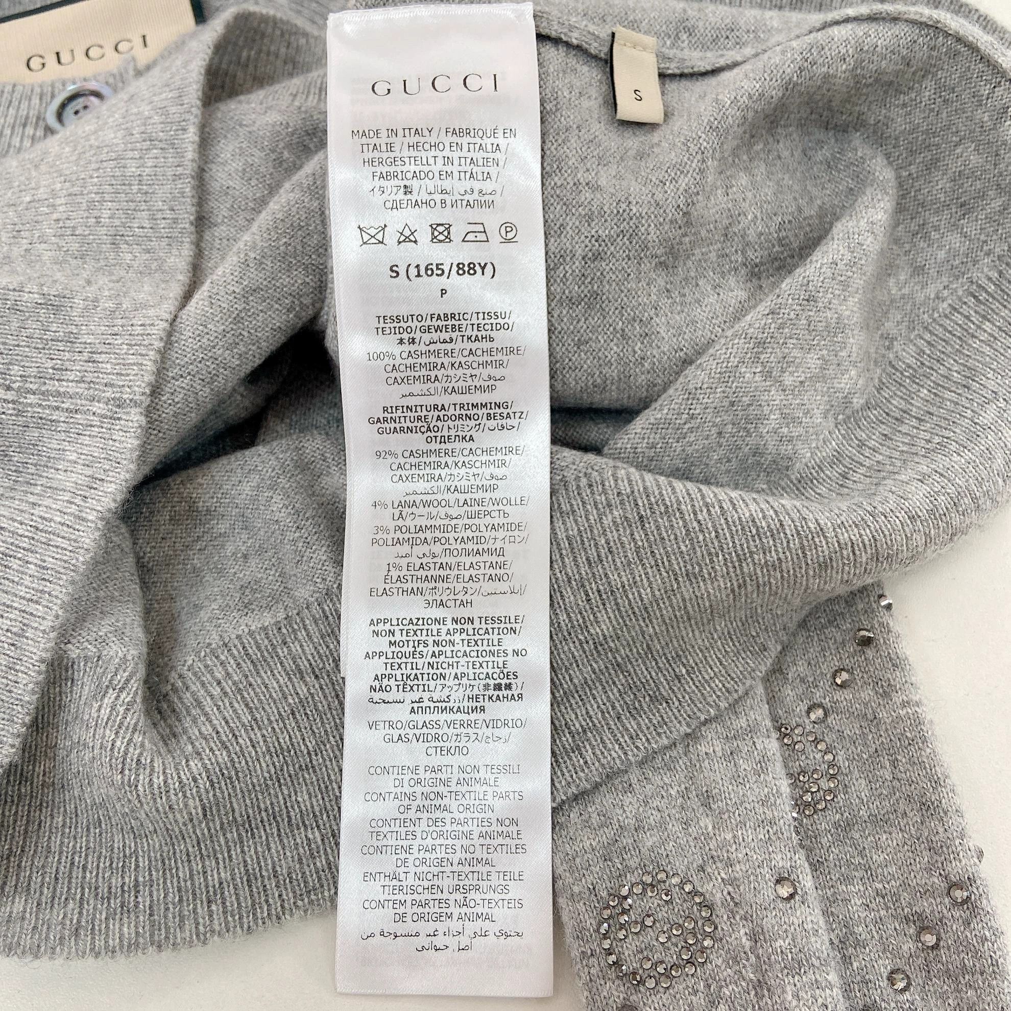 Gucci Gucci Pave Logo Cardigan S Size S / US 4 / IT 40 - 8 Thumbnail