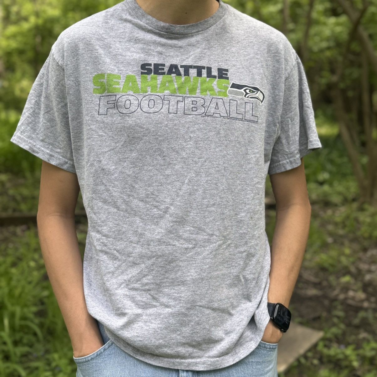 Vintage Seattle Seahawks 2012 Logo Tee Size US L / EU 52-54 / 3 - 1 Thumbnail