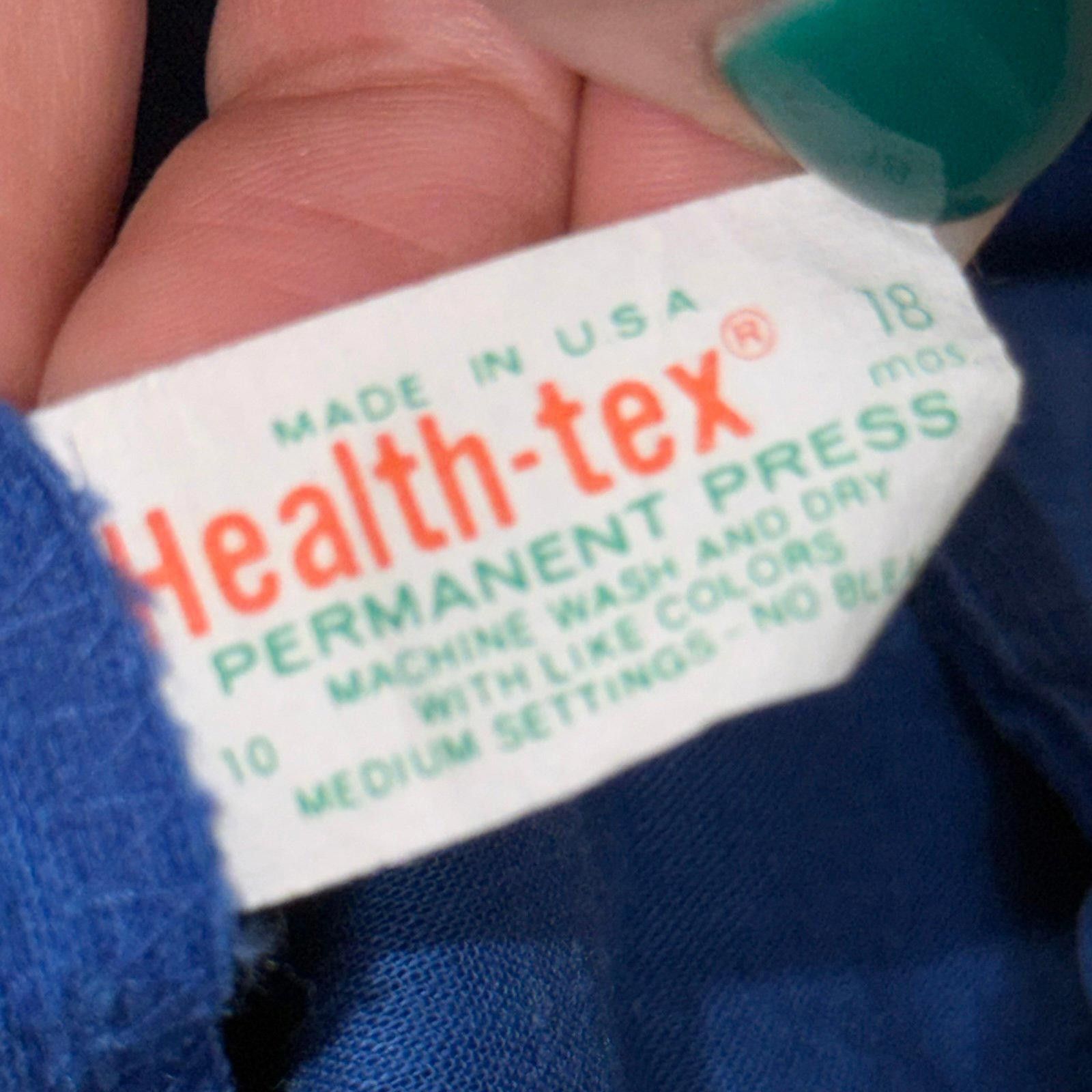 Other Vintage Health-tex 18 Month Blue Corduroy Overalls Size ONE SIZE - 7 Thumbnail