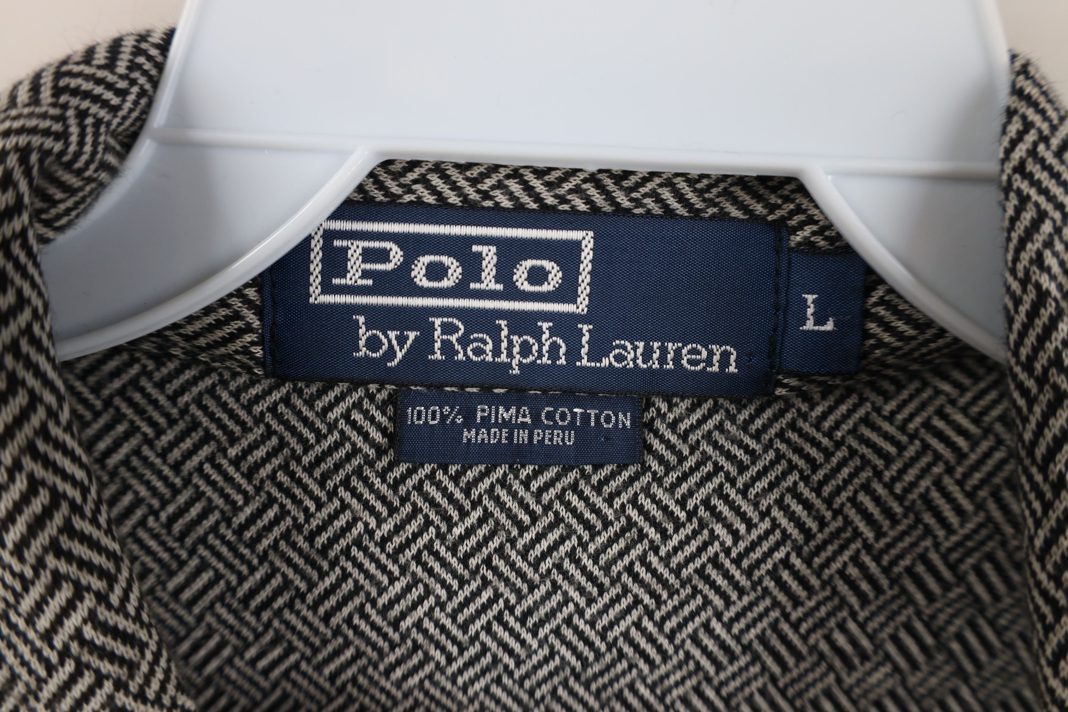 Ralph Lauren Vintage 90s Ralph Lauren Soft Pima Cotton Knit Golf Polo Size US L / EU 52-54 / 3 - 8 Thumbnail