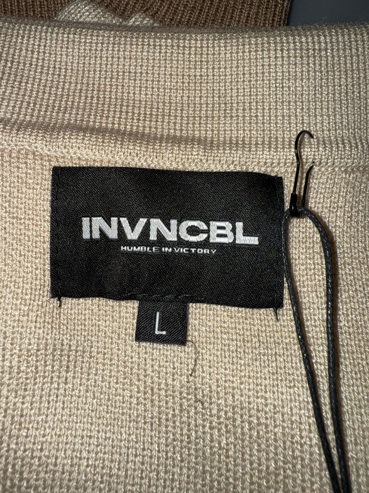 Other INVNCBL “humble in victory” Collegiate Knit Zip-up Sweater L Size US L / EU 52-54 / 3 - 5 Thumbnail