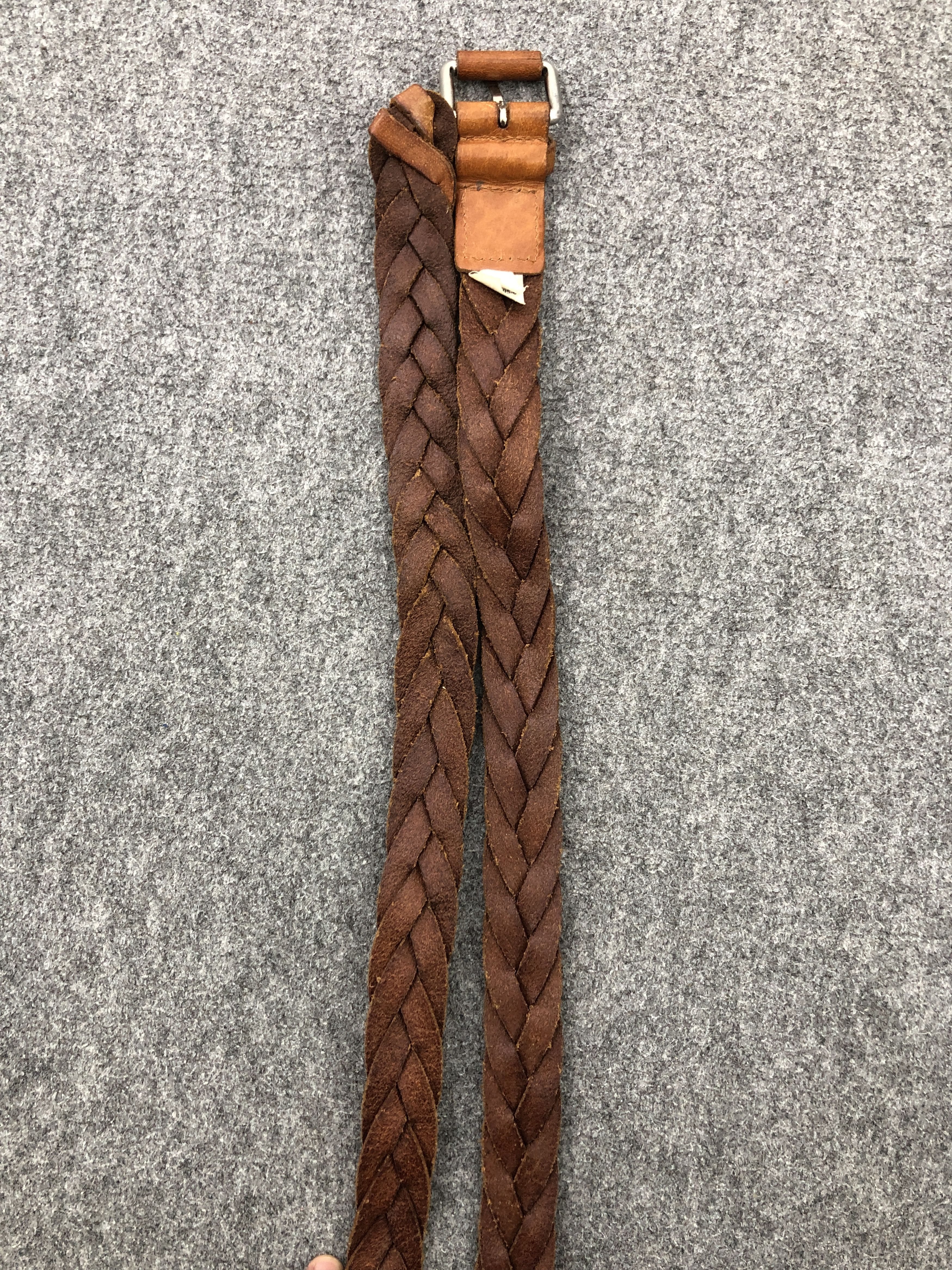 Japanese Brand Braided Leather Buckle Japanese Brand Belt B0014 Size ONE SIZE - 9 Thumbnail