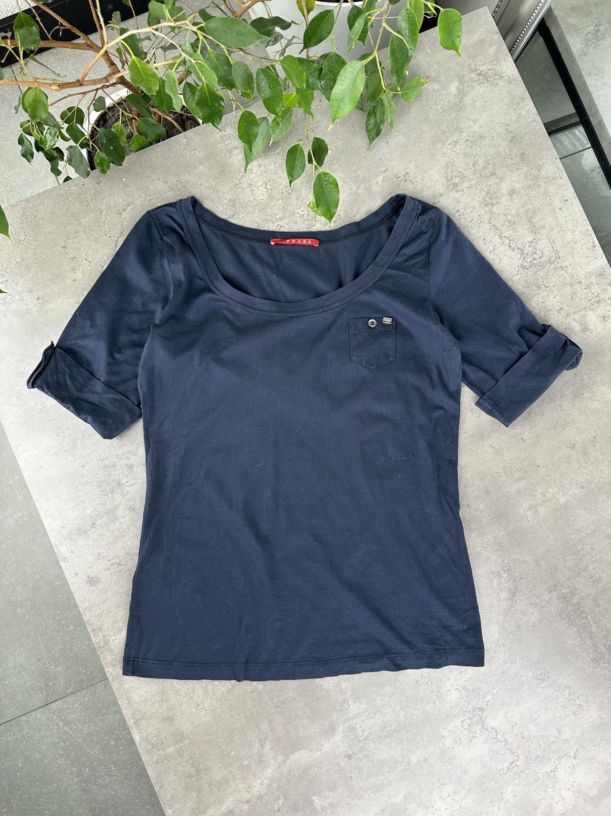 Prada Prada Vintage T-Shirt Short Sleeve Size S / US 4 / IT 40 - 1 Thumbnail