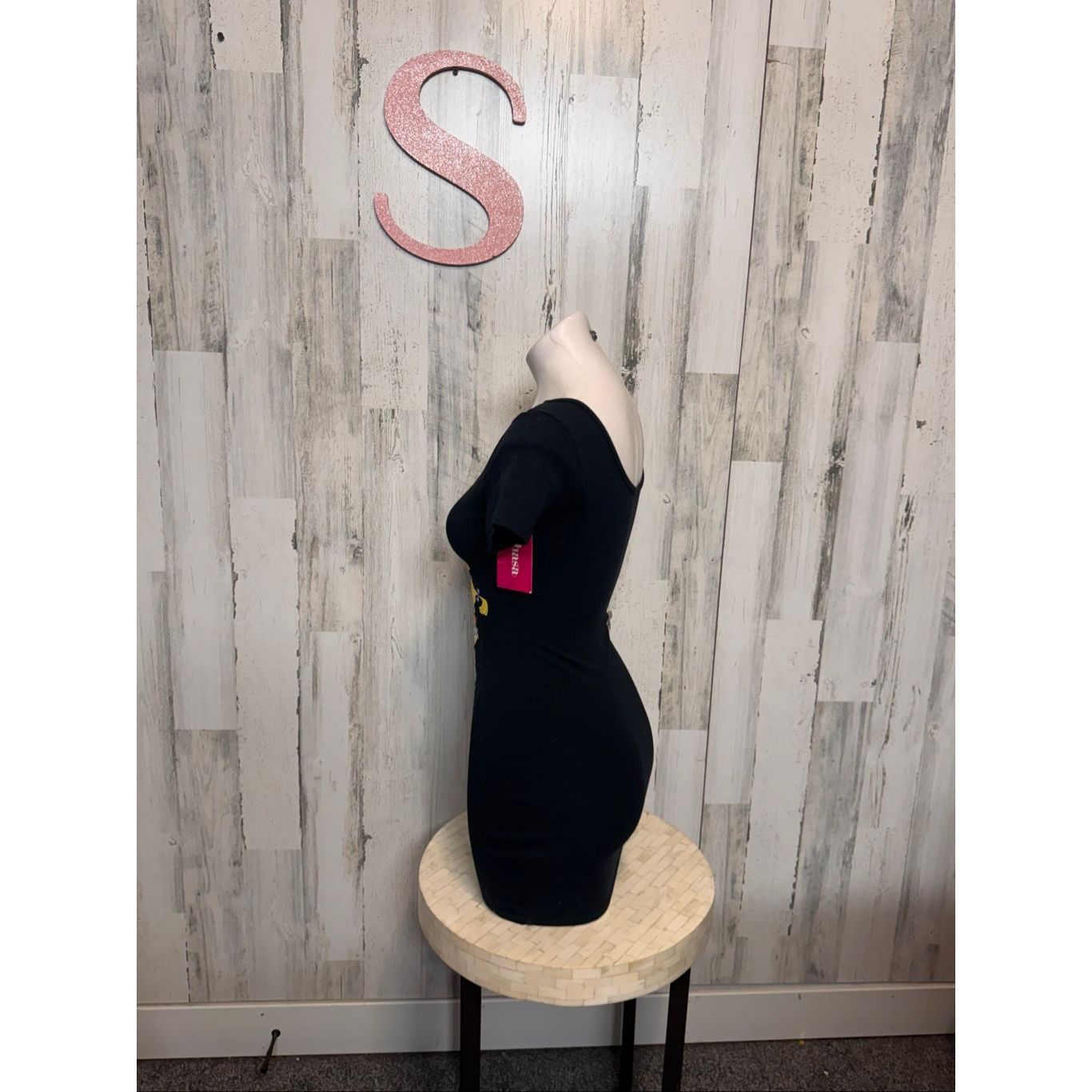 Nickelodeon Rugrats Bodycon Graphic Mini Dress Black Size Small Nickelodeon Tee Dress Size S / US 4 / IT 40 - 2 Thumbnail