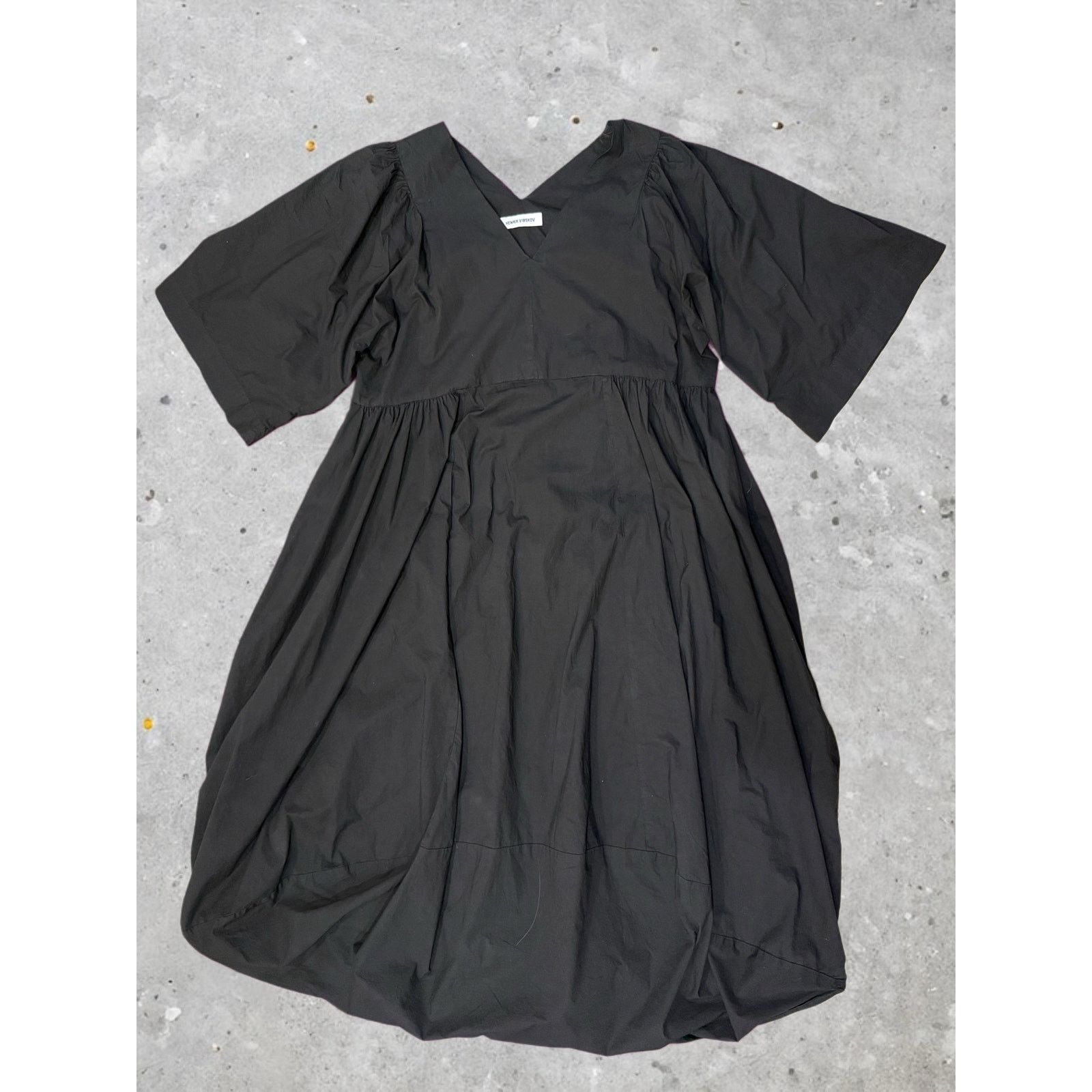 Henrik Vibskov Henrik Vibskov “Pump” Dress – Black Cotton Blend, AW23 Size M / US 6-8 / IT 42-44 - 1 Thumbnail