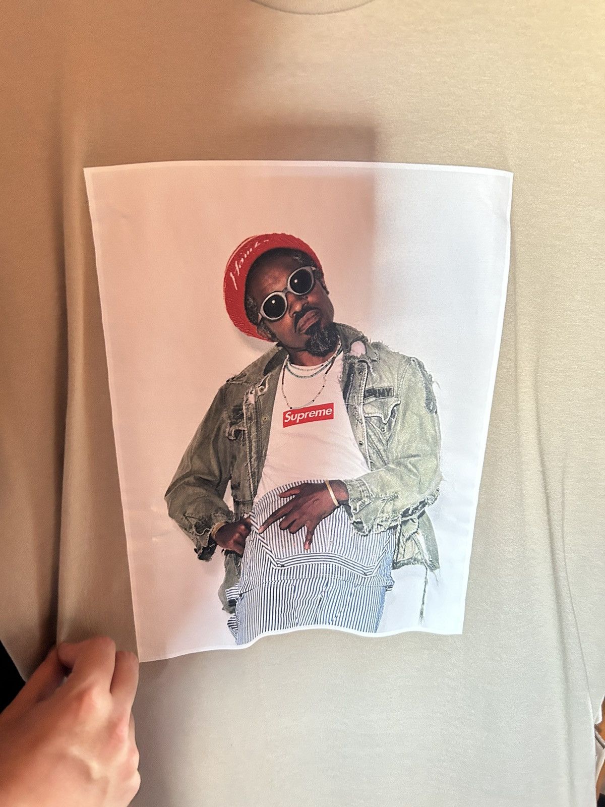 Supreme Supreme Andre 3000 Tee Stone Large Size US L / EU 52-54 / 3 - 3 Thumbnail
