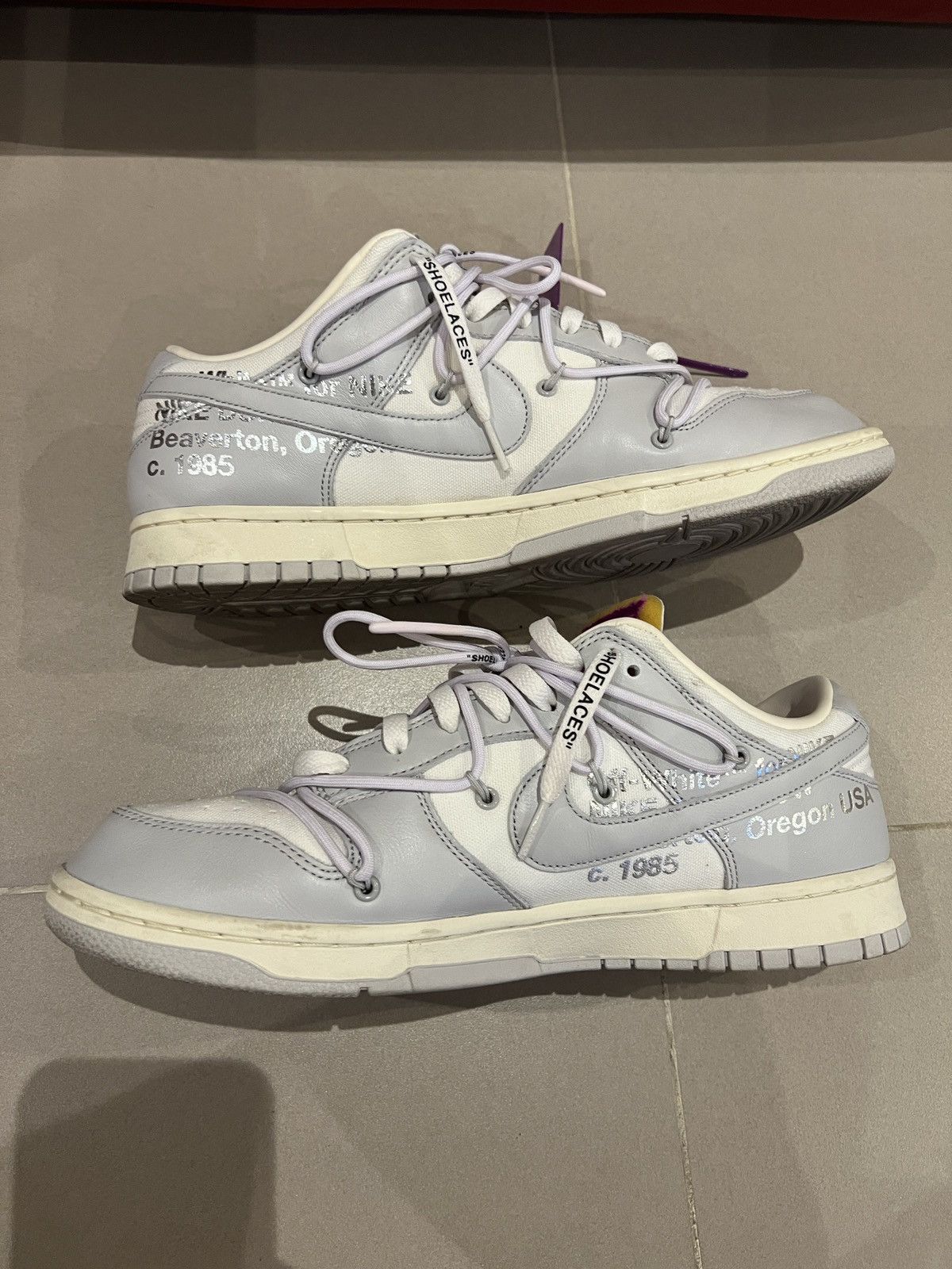 Nike × Off-White Nike Dunk Off White 3 of 50 Size US 12 / EU 45 - 2 Thumbnail