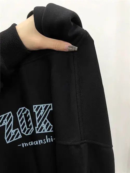 Designer Vintage Hip Hop Letter Print Casual Hooded Sweatshirt XL Size US XL / EU 56 / 4 - 8 Thumbnail