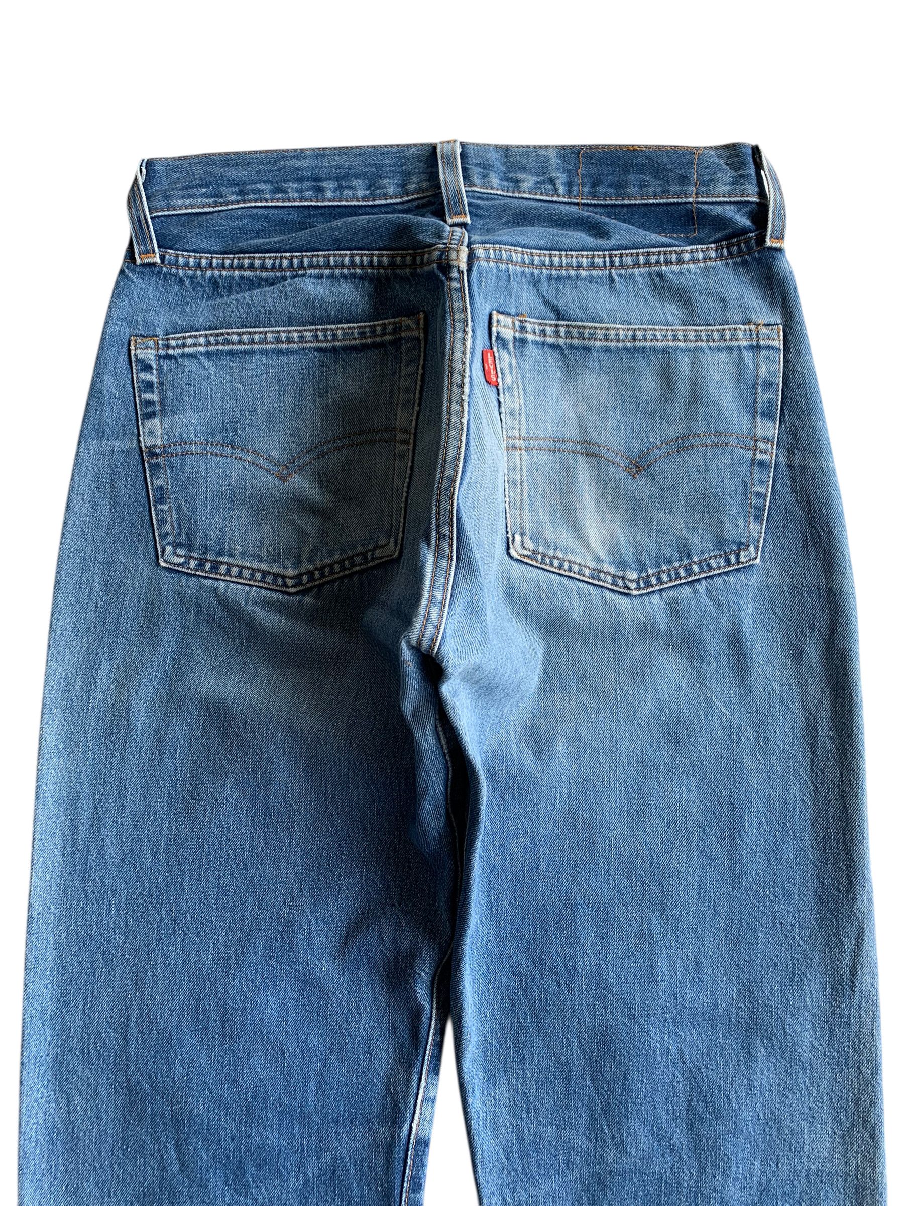 Levi's VINTAGE LEVIS 501 BIG E 1994 SELVEDGE DISTRESSED DENIM Size US 29 - 8 Thumbnail