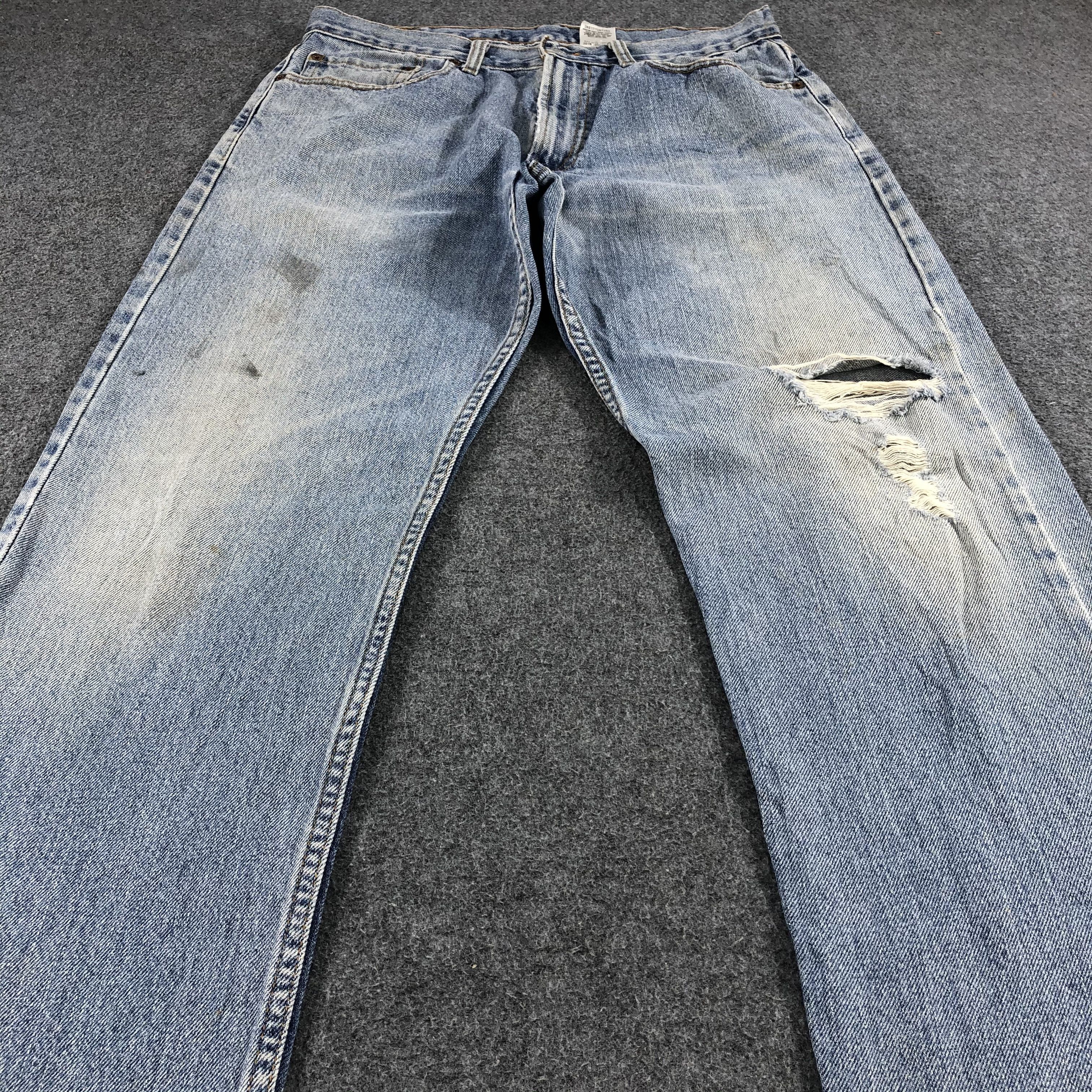 Levi's Light Wash Vintage Levis 505 Jeans-J1154 Size US 33 - 3 Thumbnail